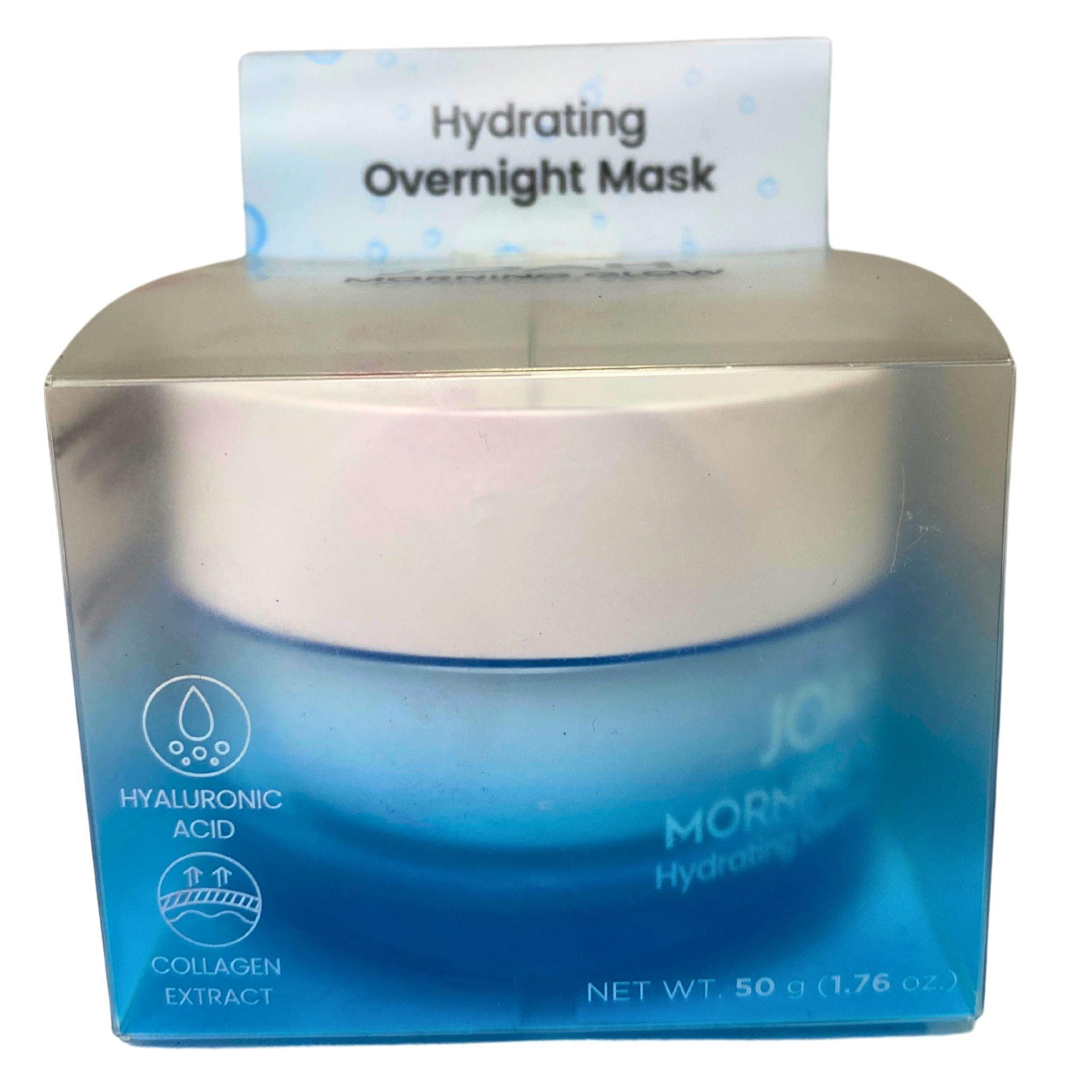 Joah Hydrating Overnight Face Mask with Hyaluronic Acid & Collagen Extract - 1.76oz (35 Pack) for Deep Moisturizing & Morning Glow - Perfect for Nighttime Skincare Routine & Dry Skin Relief