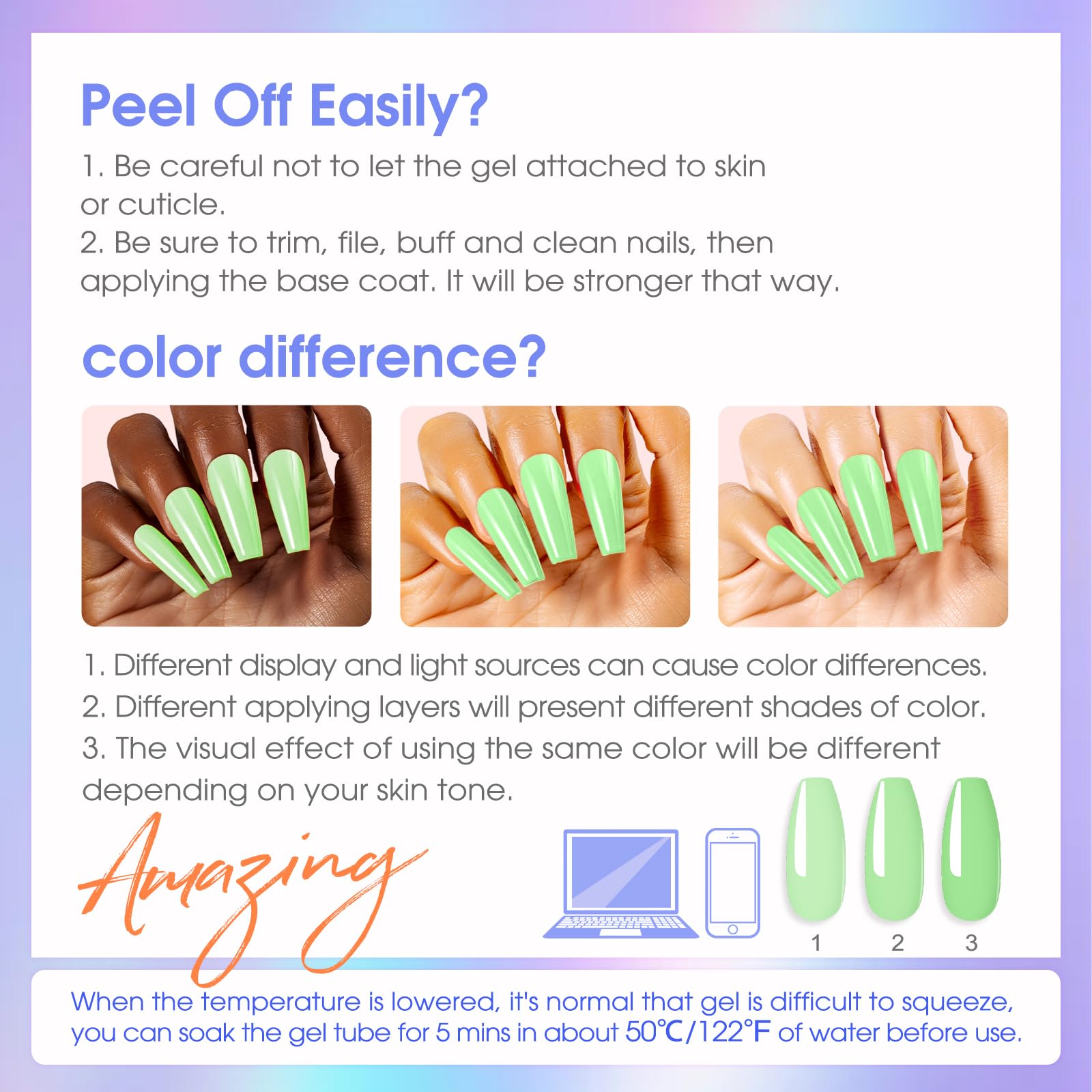 ROSALIND 28 Colors Poly Nail Gel Kit with Mini UV Lamp - Professional Clear & Neon Gel Polish Starter Set for DIY Nail Art | Perfect for Beginners, Halloween, Spring & Summer Manicures | Home Salon & Party Nail Care Essentials
