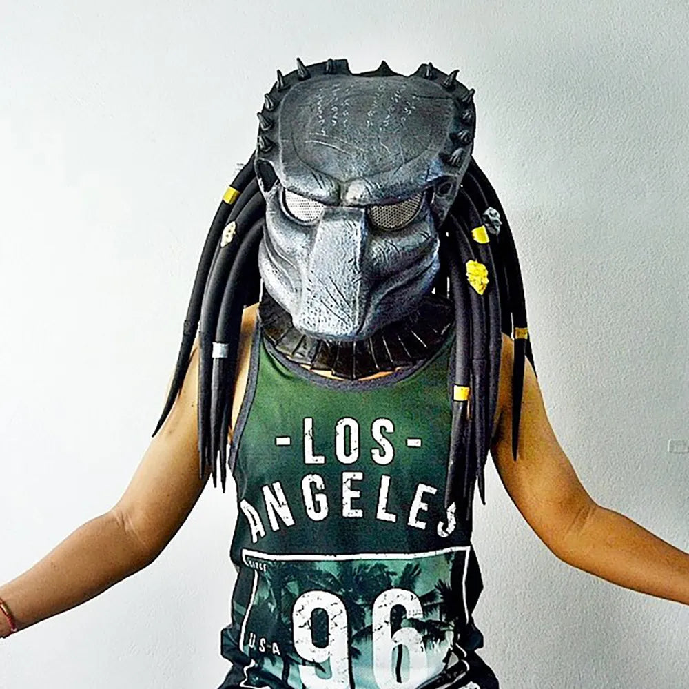 Alien vs. Predator Movie Cosplay Mask - Halloween Costume, Sci-Fi Convention, Cosplay Party Accessory