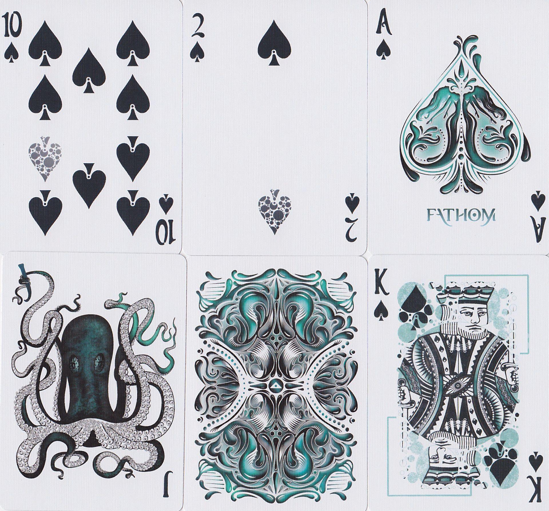 Premium Fathom Playing Cards - Waterproof & Durable for Poker, Magic Tricks, and Card Games - Perfect for Travel, Camping, and Outdoor Adventures