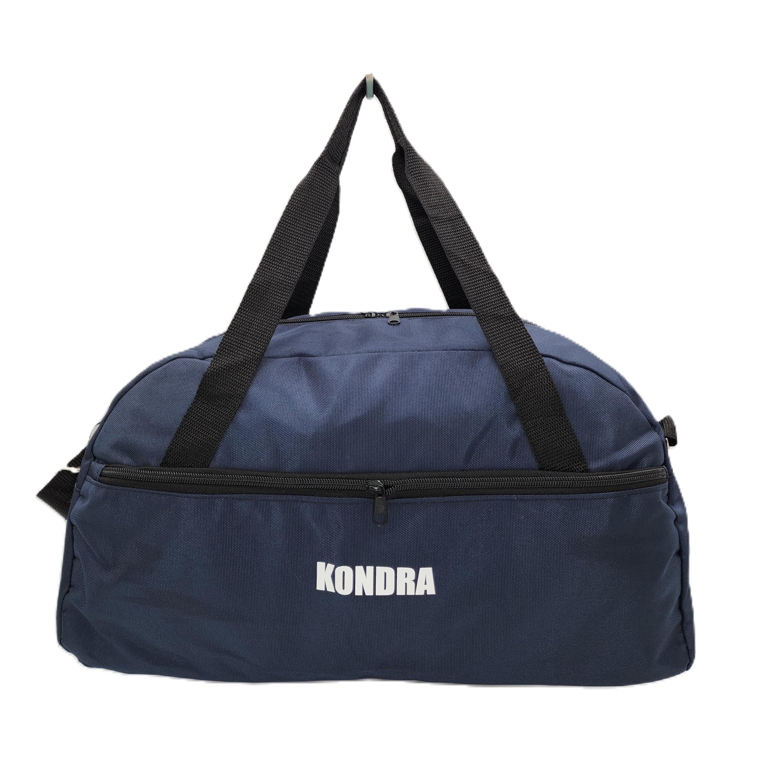 Versatile Small Lightweight Gym Bag for Men & Women - Duffle Bag for Workout, Fitness, Travel, Sports, School & College - Perfect for Gym Sessions, Weekend Getaways & Campus Life (Dark Blue)