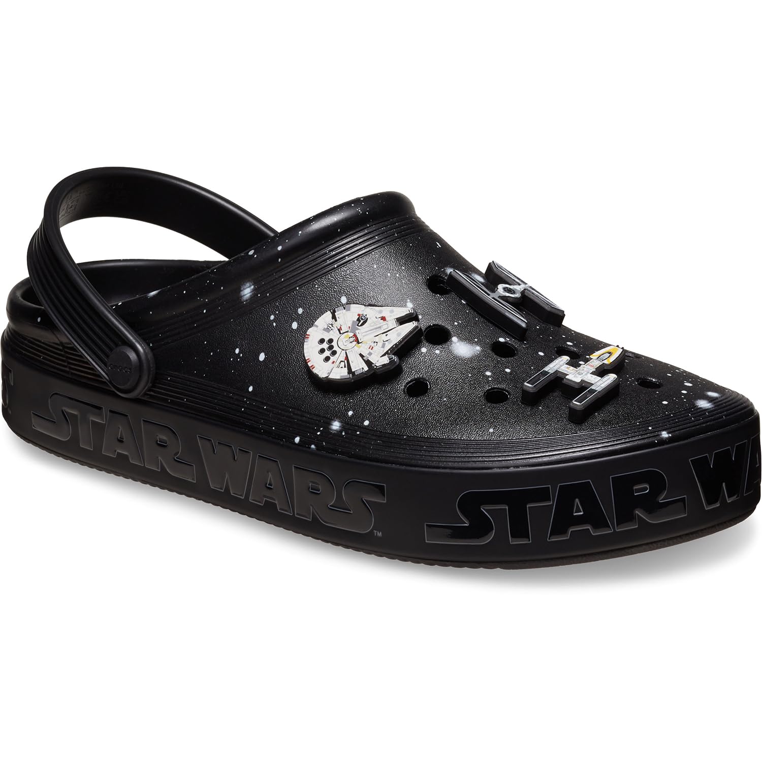 **Crocs Unisex-Adult Star Wars Off Court Clog Black | Comfortable Slip-On Shoes for Men & Women | Perfect for Casual Wear, Home, and Outdoor Activities**