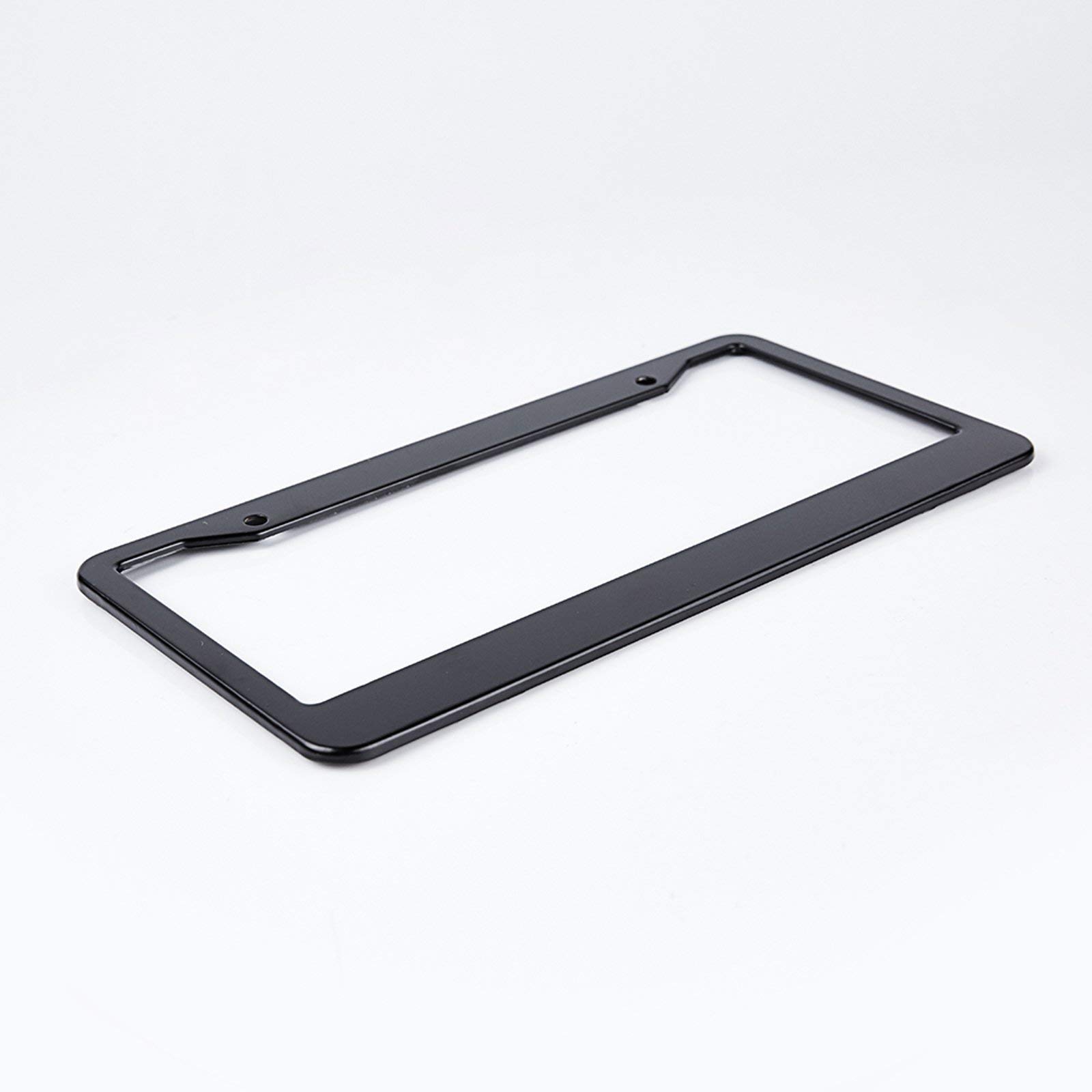 Universal 6x12 Inch Geometry Car License Plate Frame - Durable Auto Accessory for Cars, Trucks & SUVs - Perfect for Customization & Personalization (Black)