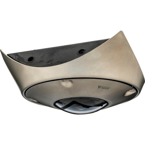 Axis Communications Q9216 SLV 4MP Outdoor Security Camera - Weatherproof Corner Mount IP Camera with Night Vision & Wide Viewing Angle (Steel) - Ideal for Home Security, Business Surveillance & Outdoor Monitoring