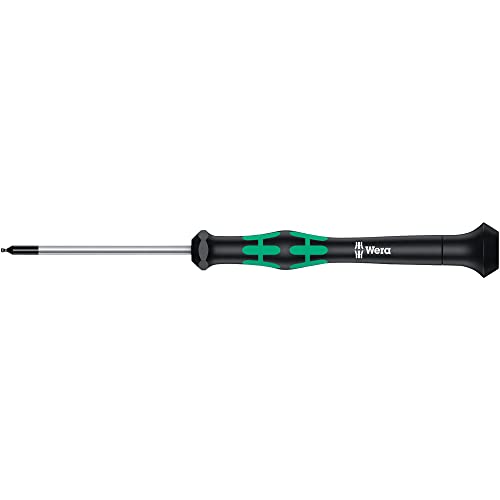 Wera 05118089001 Kraftform Micro 2052 Ballhead Hex Precision Screwdriver Set - 1.3mm Head, 60mm Blade Length - Ideal for Electronics Repair, Watchmaking & Small Appliance Maintenance