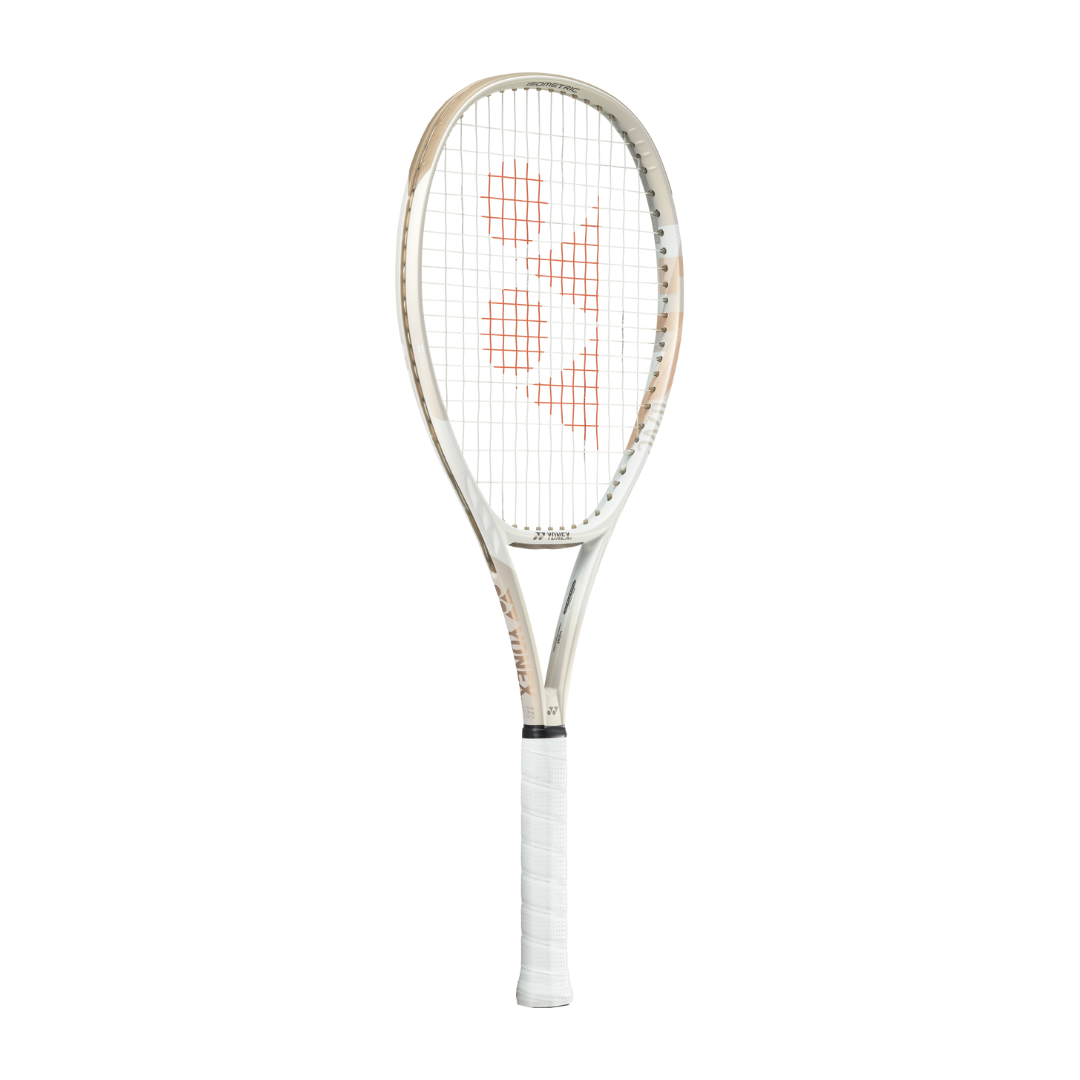 Yonex VCore 100L 7th Gen 280G Unstrung Tennis Racket - Lightweight Performance Racquet for Women & Teens | Sand Beige | Perfect for Beginners & Intermediate Players