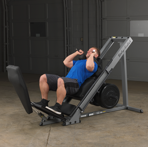 Body Solid Leg Press & Hack Squat Combo Machine - Professional Gym Equipment for Home & Commercial Use - Perfect for Leg Workouts, Strength Training & Fitness Training