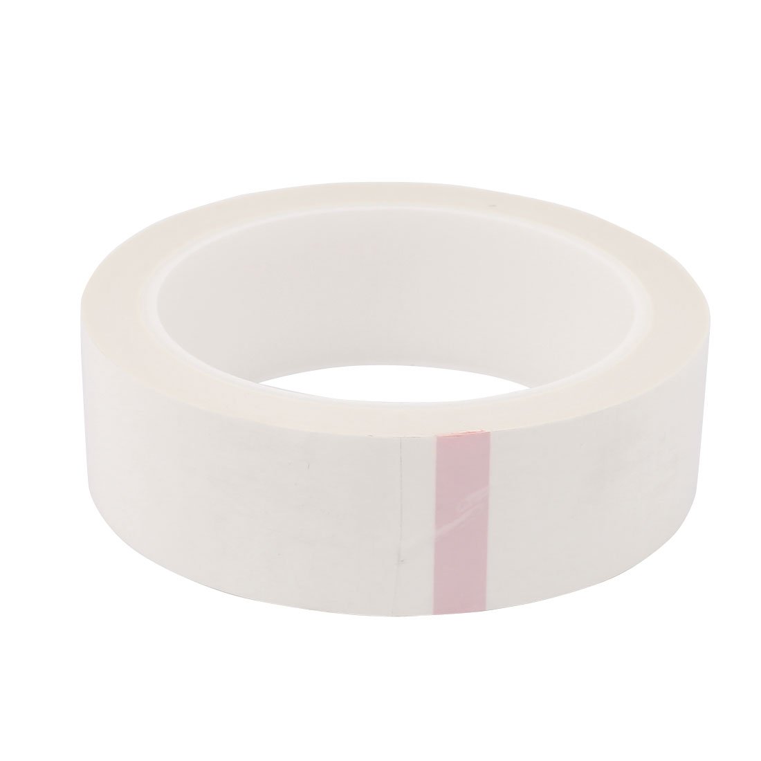 IIVVERR 35mm Single-Sided Strong Self-Adhesive Mylar Tape - 50M Flame Retardant Logo Tape, White - Perfect for Electrical Insulation, Crafts, and DIY Projects