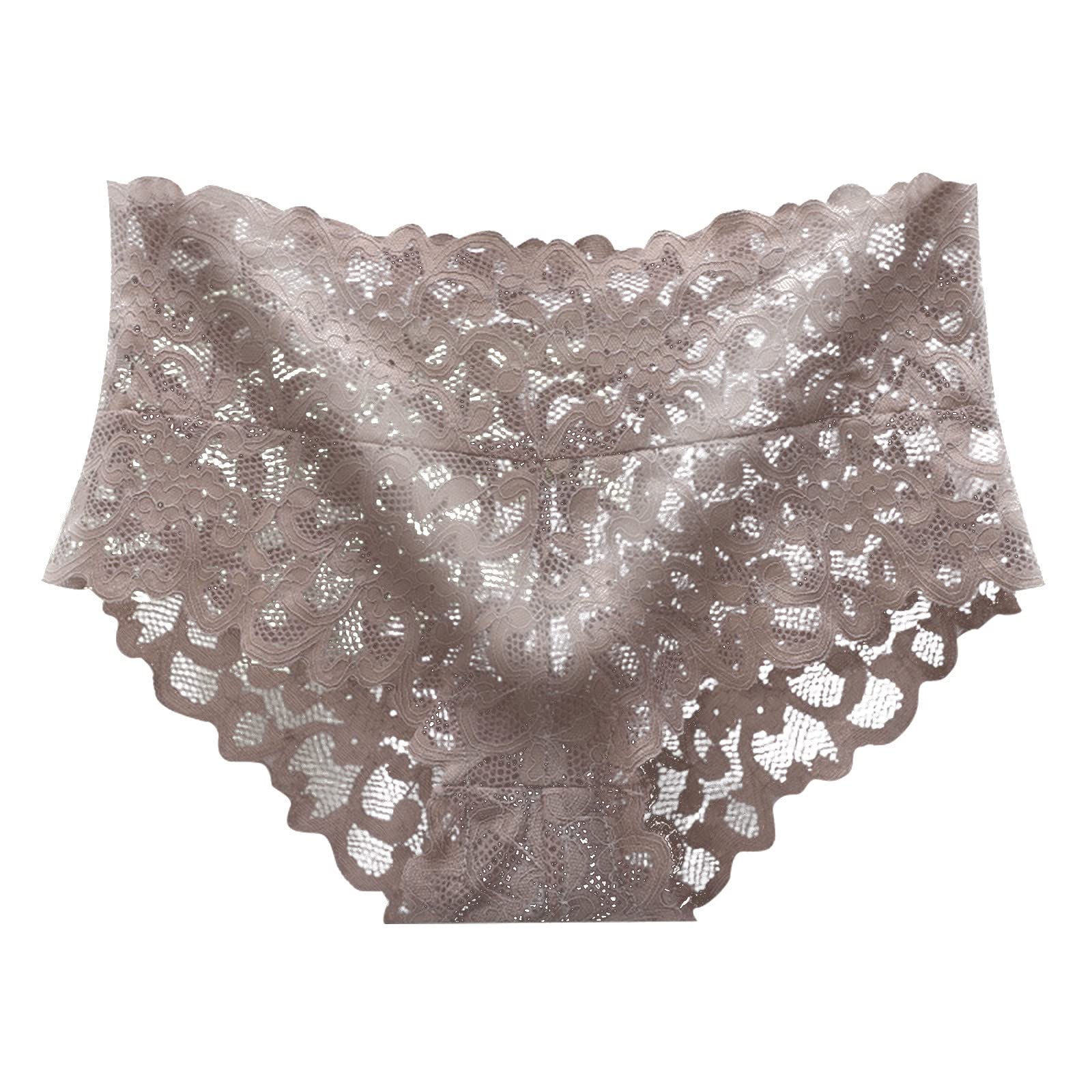 Sexy Low-Rise Lace Panties for Women - Ultra Soft Seamless Underwear, No Show Comfort, 3-Pack - Perfect for Daily Wear, Date Nights & Special Occasions