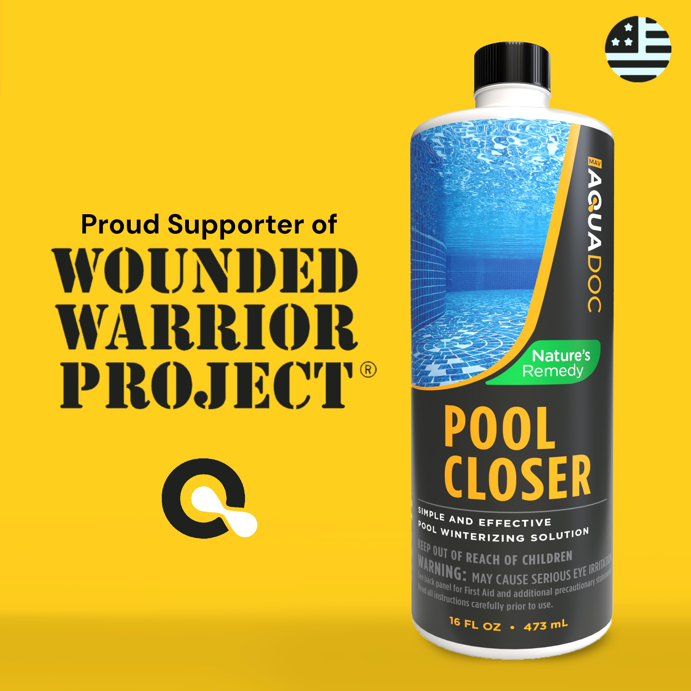 MAV AquaDoc Pool Closer - Complete Winter Pool Closing Kit with Chemicals | Above Ground & Inground Pool Winterizer | White Pool Maintenance Supplies (AD-WPC) | Ideal for Seasonal Pool Protection & Winterization