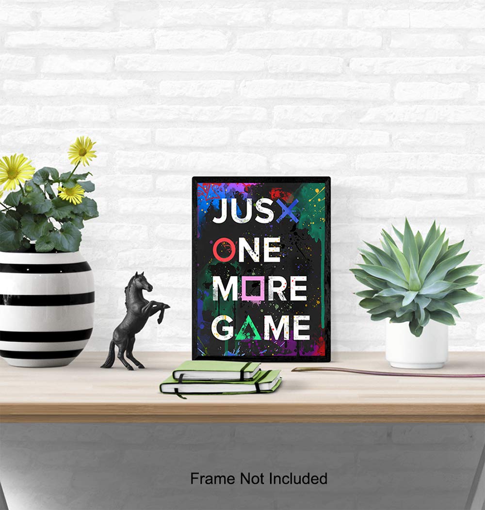 Remote Control Gaming Posters - Man Cave & Playroom Wall Art for Gamers