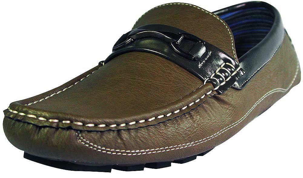 NORTY Men's Italian Fashion Loafers - Comfortable Driving & Casual Boat Shoes for Everyday Wear - Perfect for Office, Travel, and Leisure Outings