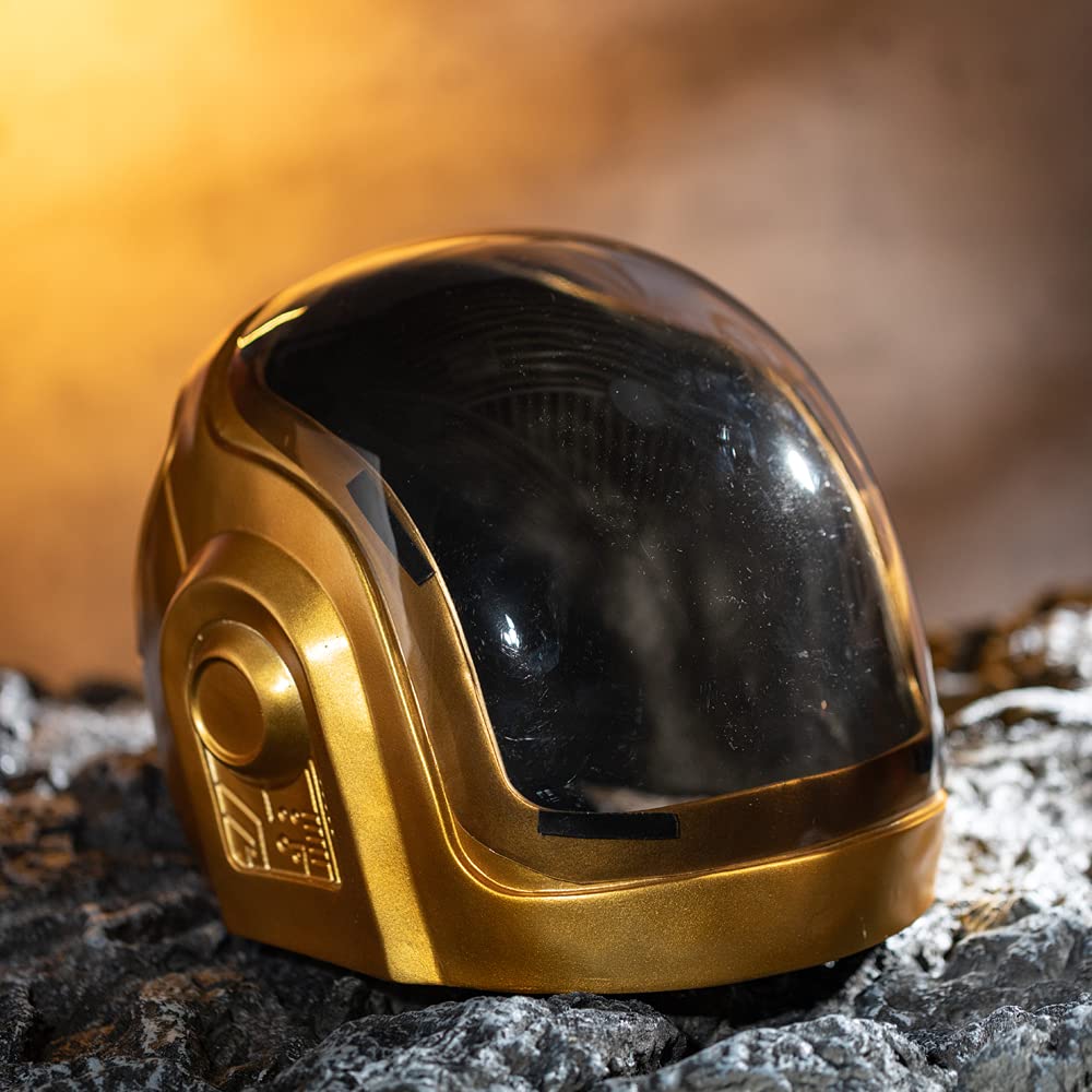 Daft Punk Thomas & Guy Manuel Helmet Resin Mask - Official Style Costume Accessory for Halloween, Cosplay, and Fan Collections | Perfect for Parties, Comic Con, and Music Events