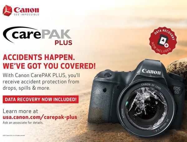 Canon CarePAK Plus 3-Year Extended Warranty for DSLR & Mirrorless Cameras (Up to $2,500-$2,999.99 Value) - Protect Your Camera Investment for Professional Photography & Travel