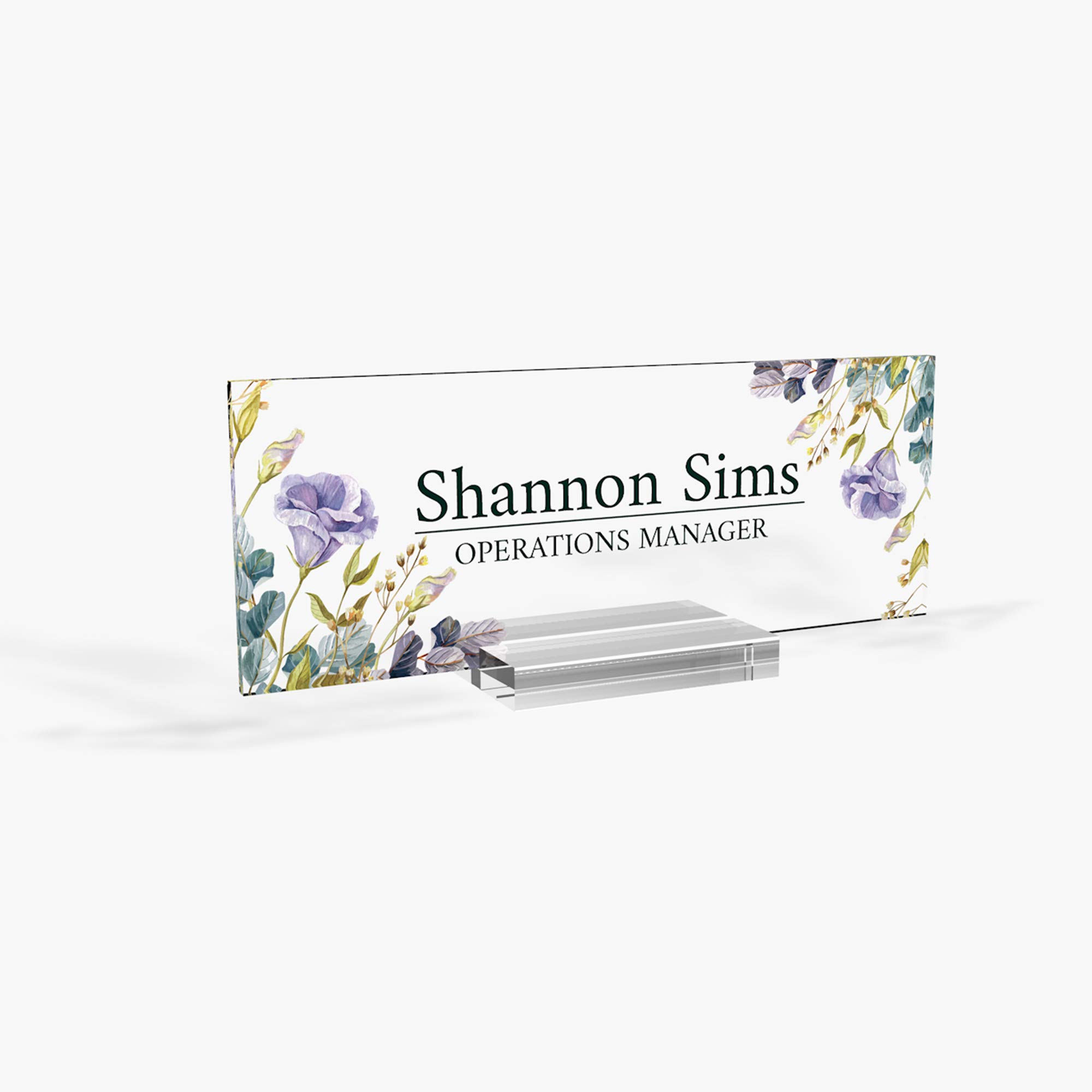 Custom Engraved Desk Name Plate for Home Office - Personalized Business Name Sign for Professionals & Office Staff - Perfect for Corporate Gifts, Executive Desks & Reception Areas