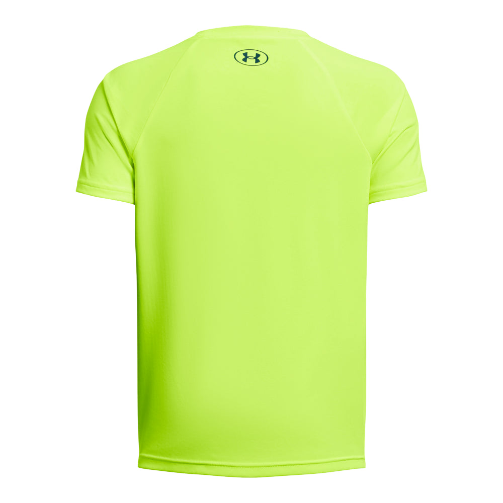 Under Armour Boys' Youth Tech Hybrid Print T-Shirt - Moisture-Wicking, Breathable & Lightweight for Sports & Active Play