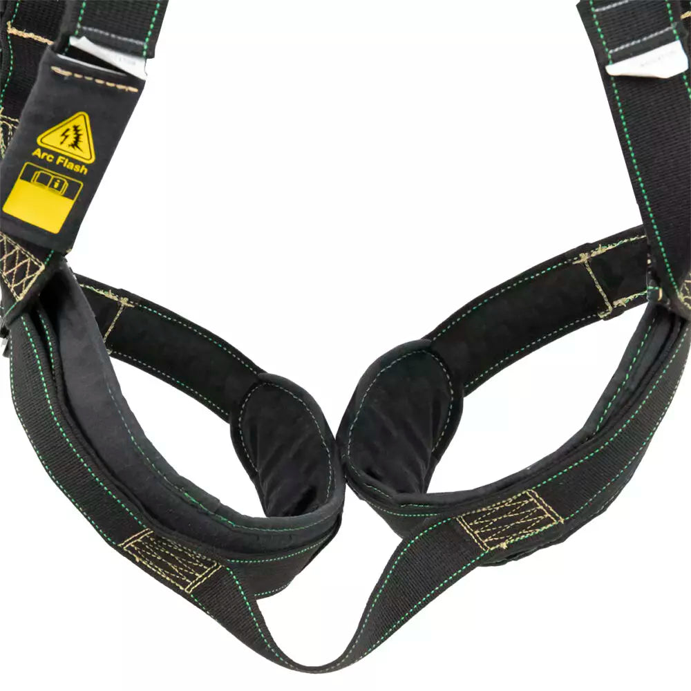 Arc Flash Full Body Harness - DE 3D & DE MB Chest/Legs Protection - Heavy Duty Safety Gear for Electrical Workers & Industrial Use