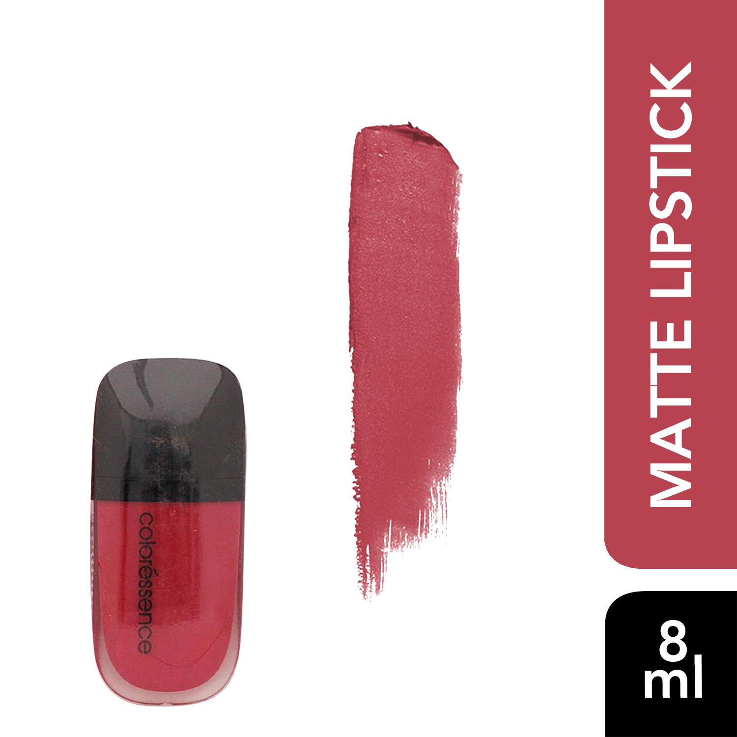 Coloressence Intense Matte Liquid Lipstick - Long Lasting Berry Pink Lip Color for Women, Vegan & Cruelty Free - Perfect for Date Night, Parties & Everyday Wear