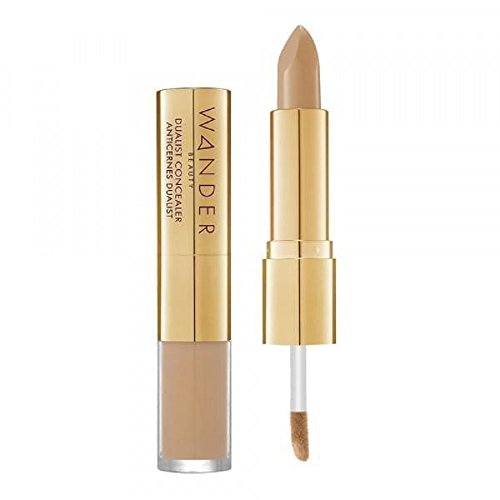 Wander Beauty Dualist Matte & Illuminating Concealer - Full Coverage Stick & Liquid Concealer for Dark Circles - Deep Shade | Matte Finish & Brightening Effect for Flawless Under Eyes & Face Makeup | Perfect for Daily Wear, Special Occasions & Photo Shoots
