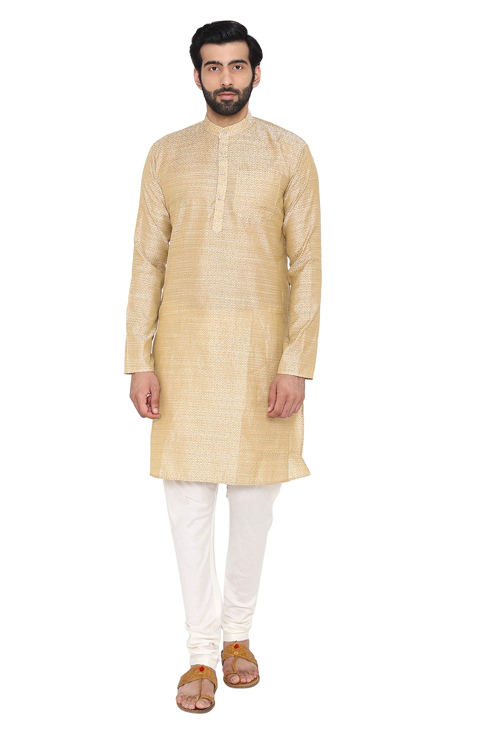 WINTAGE Men's 100% Cotton Tailored Fit Indian Kurta Pajama Set | Party, Festive & Sleepwear | Comfortable Ethnic Outfit for Weddings, Diwali & Relaxation