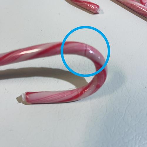 96 Individually Wrapped Spangler Peppermint Candy Canes - Bulk Holiday Candy for Christmas Stockings, Party Favors & Office Treats (Some Broken Pieces Included)