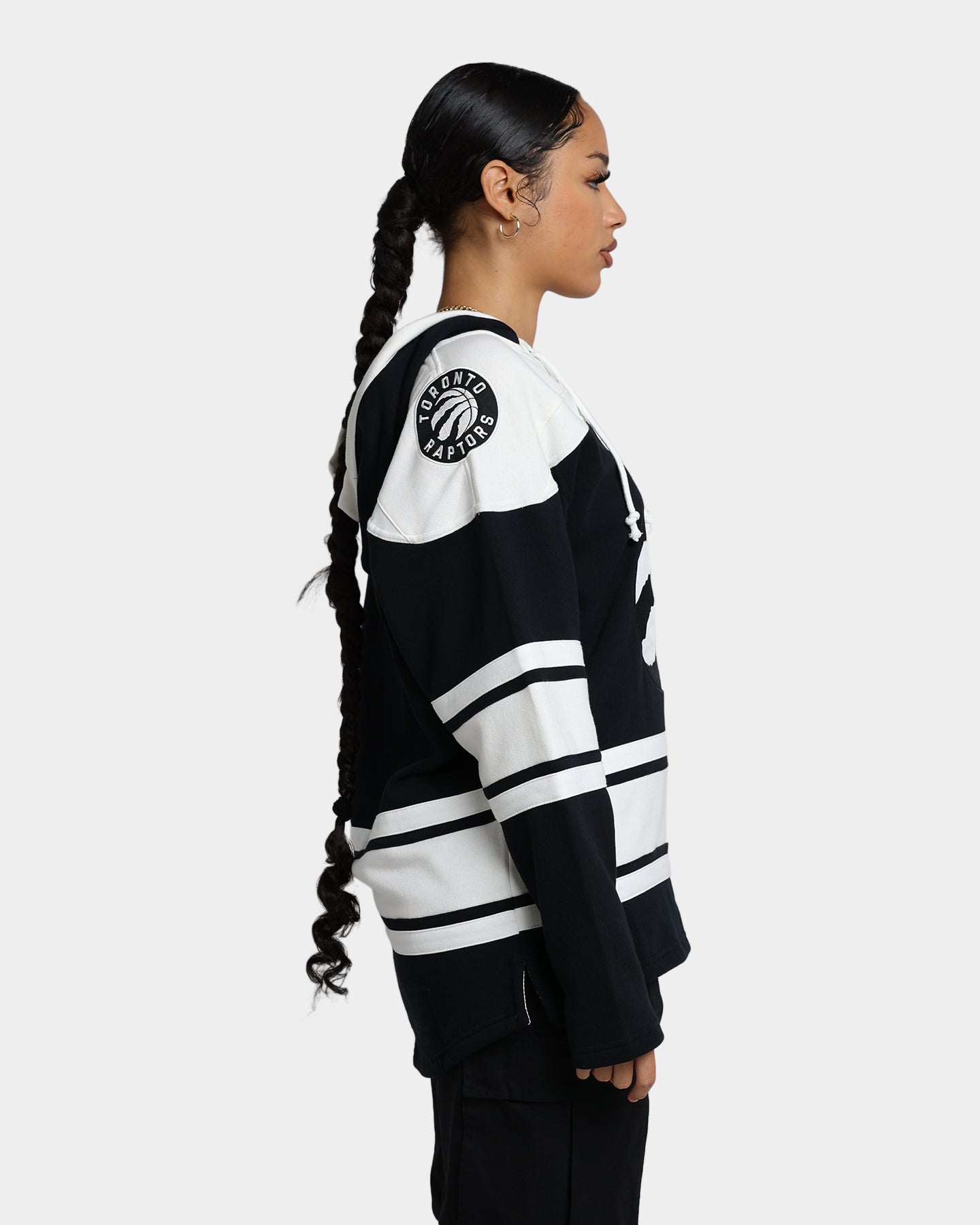 47 Brand Toronto Raptors Superior Lacer Hoodie - Men's NBA Basketball Pullover Sweatshirt (Jet Black) - Perfect for Game Day, Streetwear & Casual Outfits