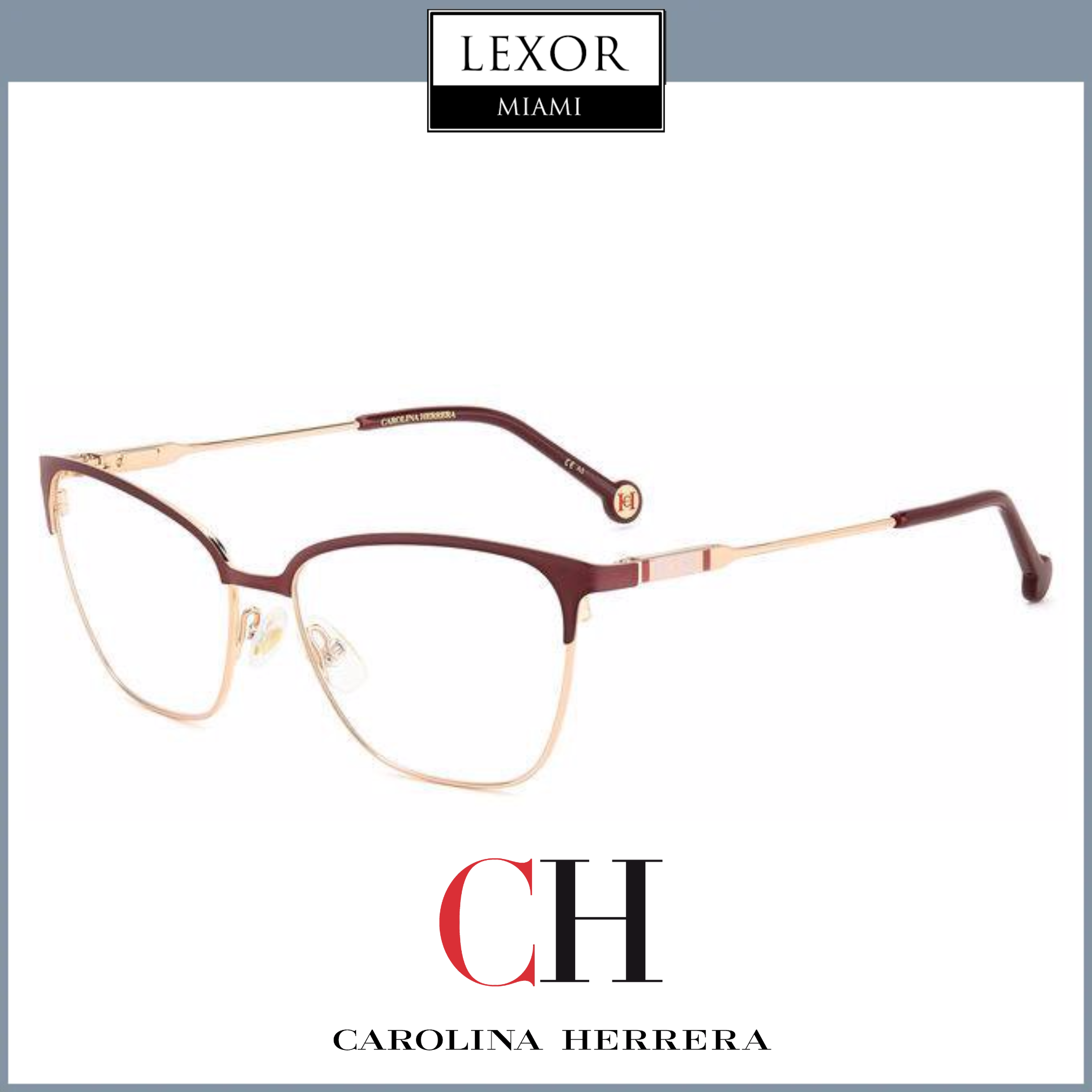 Carolina Herrera HER 0119 NOA Women's Sunglasses - UV Protection, Fashionable & Lightweight for Outdoor Activities, Beach & Driving
