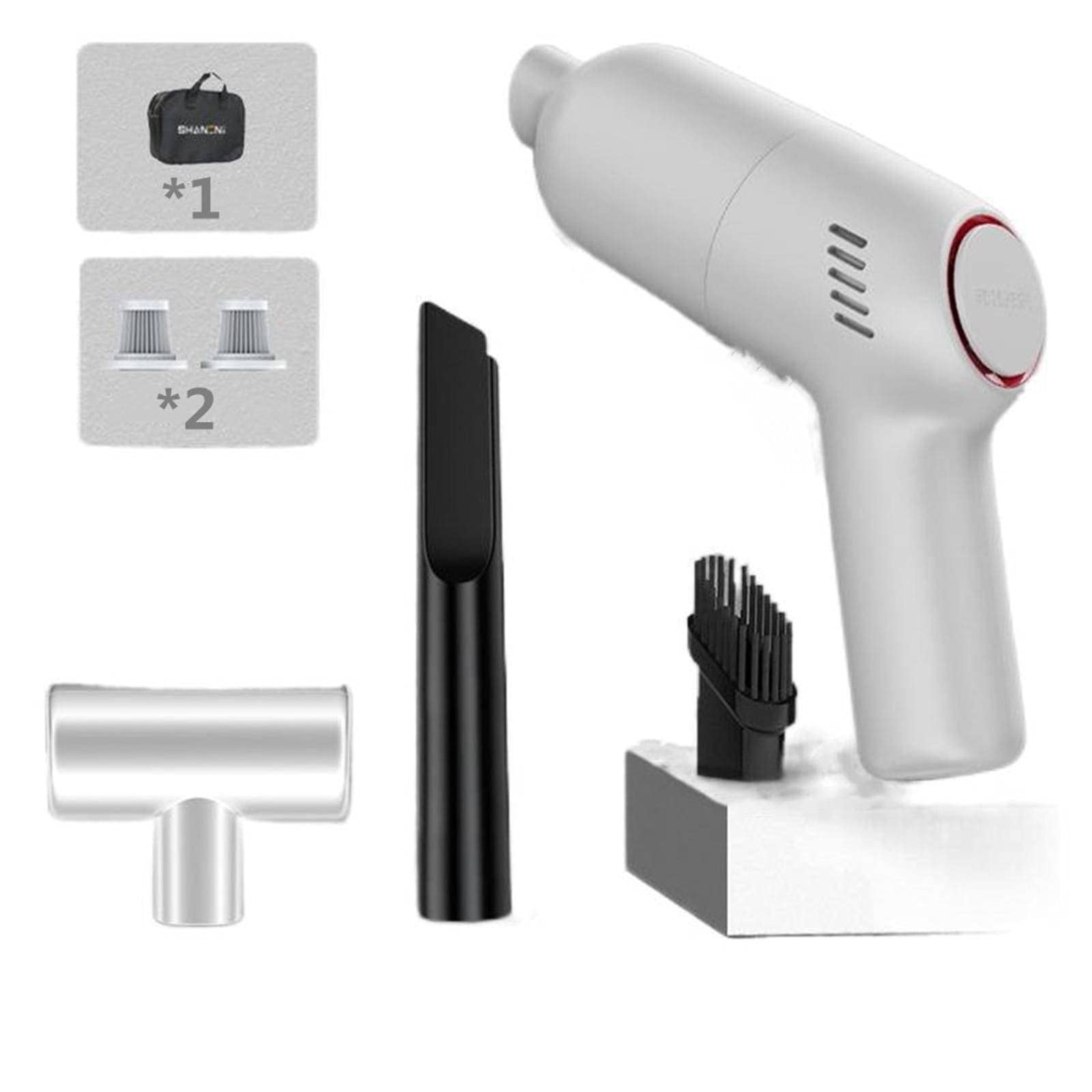 NC Car Cordless Vacuum Cleaner - 9000Pa 120W High Power Handheld Vacuum, USB Rechargeable Mini Portable Wet & Dry Vacuum for Car, Home, Pet Hair, Computer - Perfect for Quick Cleanups, Pet Owners & Car Detailing
