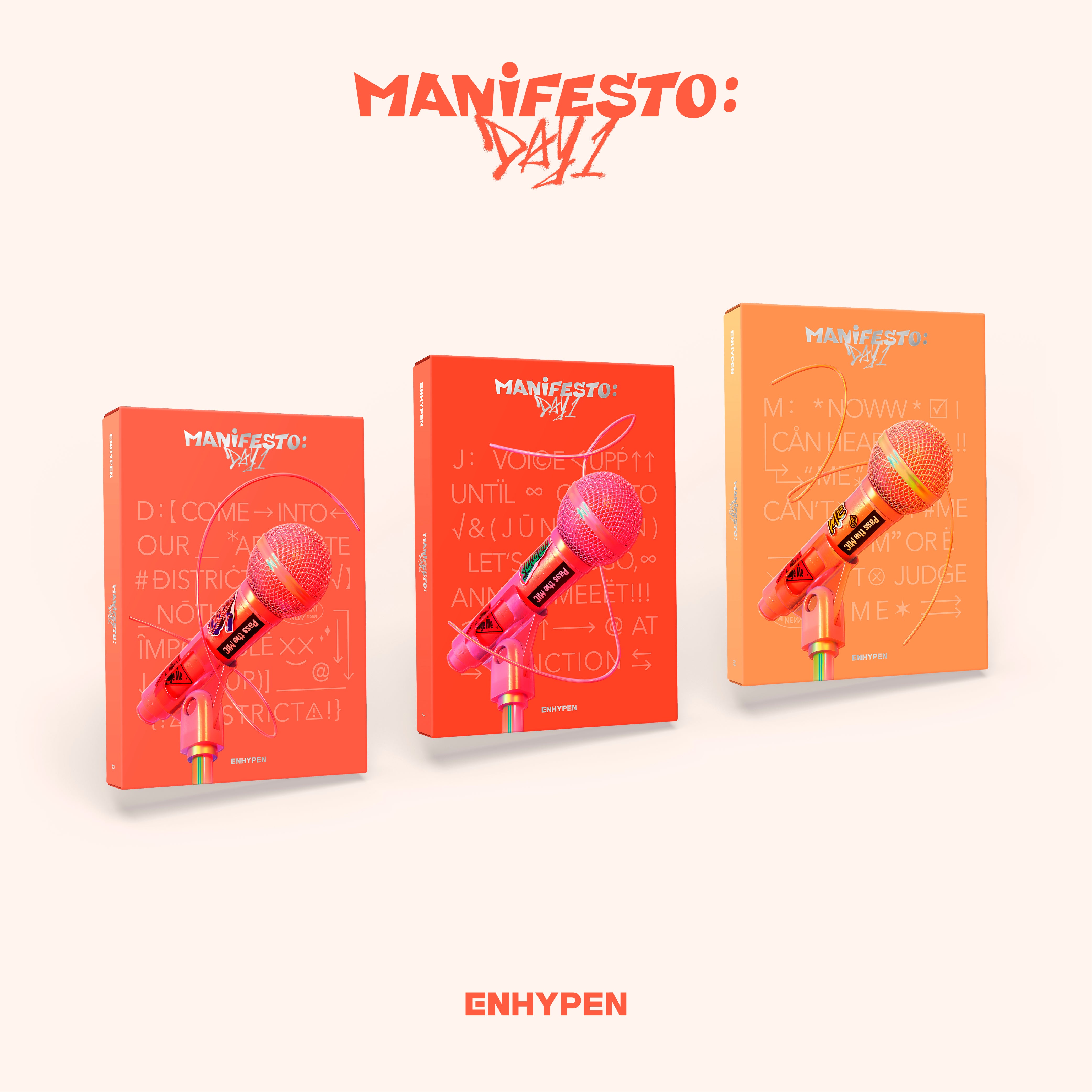 ENHYPEN 3rd Mini Album 'MANIFESTO : DAY 1' - K-POP Music CD + Photobook - Perfect for K-POP Fans, Collectors & Gift Giving