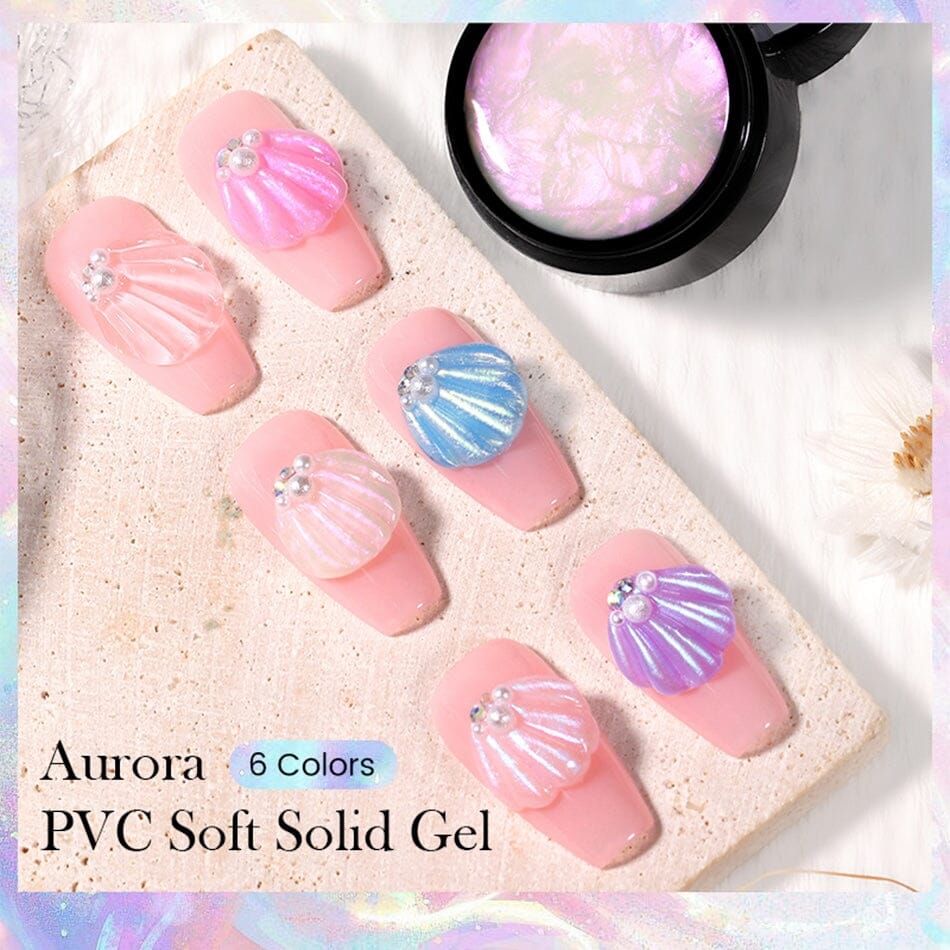 Born Pretty Aurora PVC Soft Solid 3D Sculpting Gel - Long-Lasting Nail Art Design for DIY Manicures & Professional Salon Use