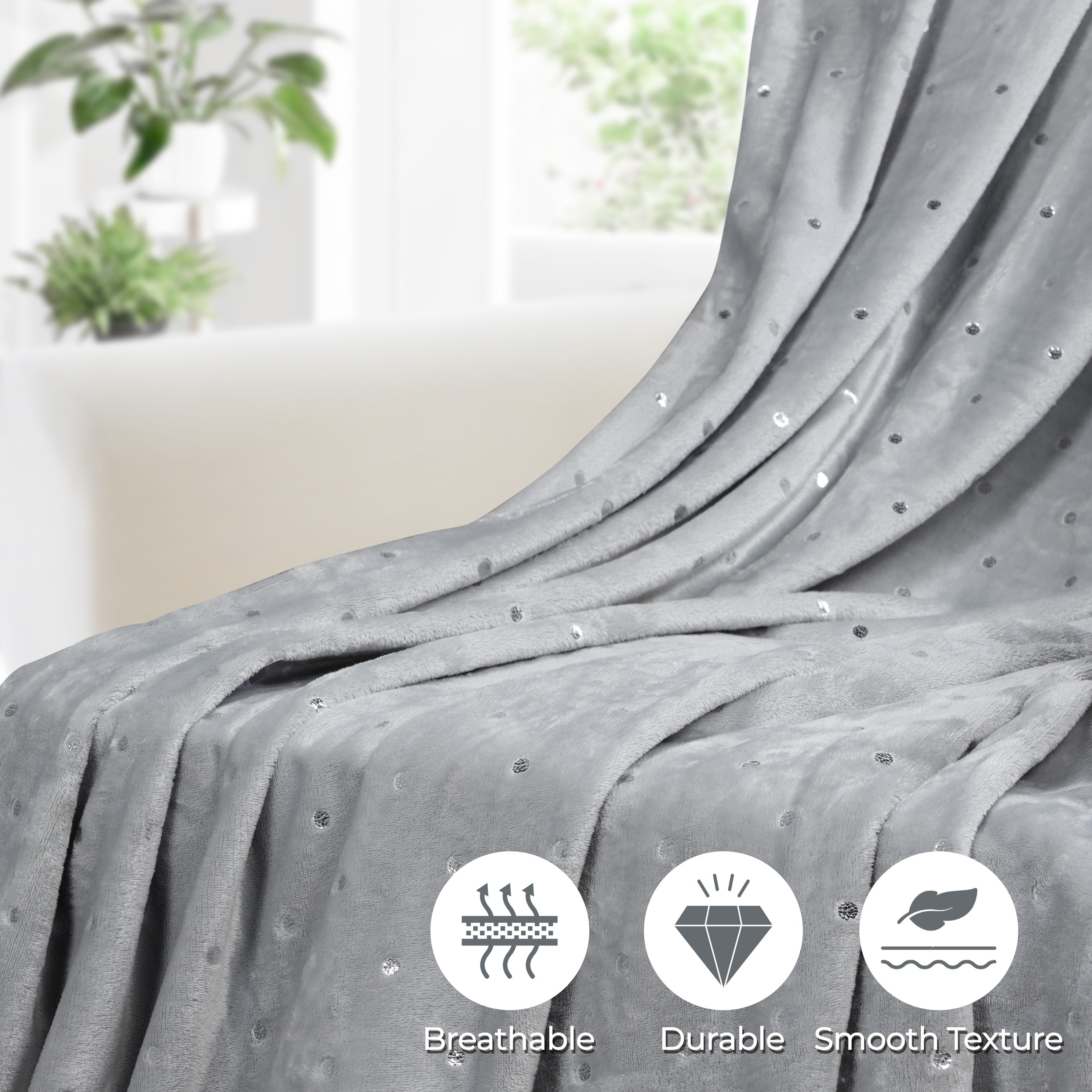 CozySoft Fleece Plush Blanket - Medium Weight, Ultra Soft & Fluffy - Perfect for Sofa, Bed, Couch & Home Decor - Warm Throw Blanket for Winter, Gifts & Cozy Nights