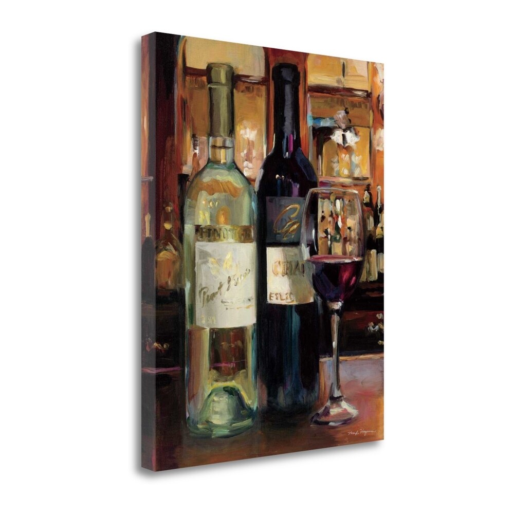 Reflection Of Wine II By Marilyn Hageman - Premium Giclee Art Print on Gallery Wrapped Canvas - Perfect for Home Decor, Office Wall Art & Gift Giving