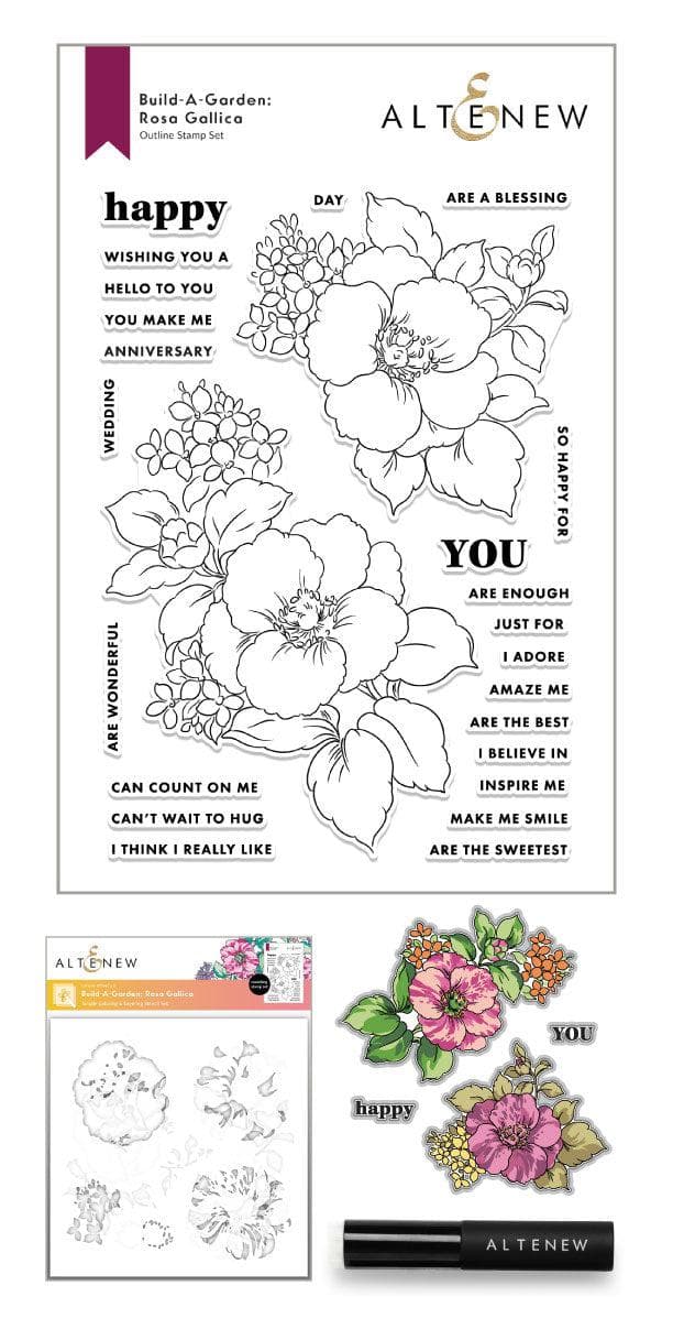 Premium Rosa Gallica Seeds & Add-On Die Bundle for DIY Garden Projects – Perfect for Home Gardening, Landscaping, and Floral Arrangements