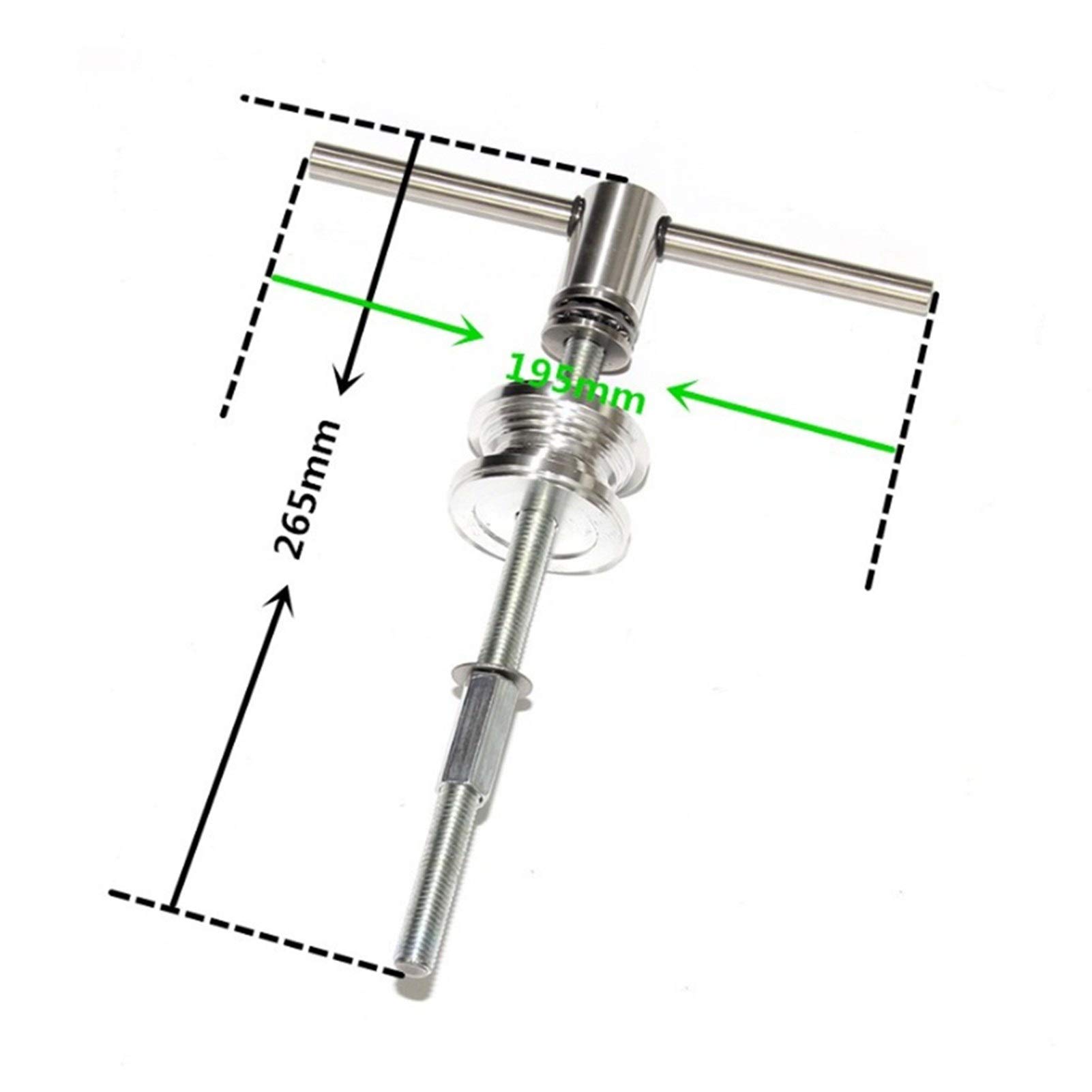 Premium Bike Hub Press Fit Bottom Bracket Installer Tool - Professional BB Tool & Headset Parts Remover - Essential Bicycle Repair Wrench for Cycling Maintenance - Perfect for Home Mechanics & Bike Shops (Use for Installing/Removing Press Fit Bottom Brackets & Headset Bearings)