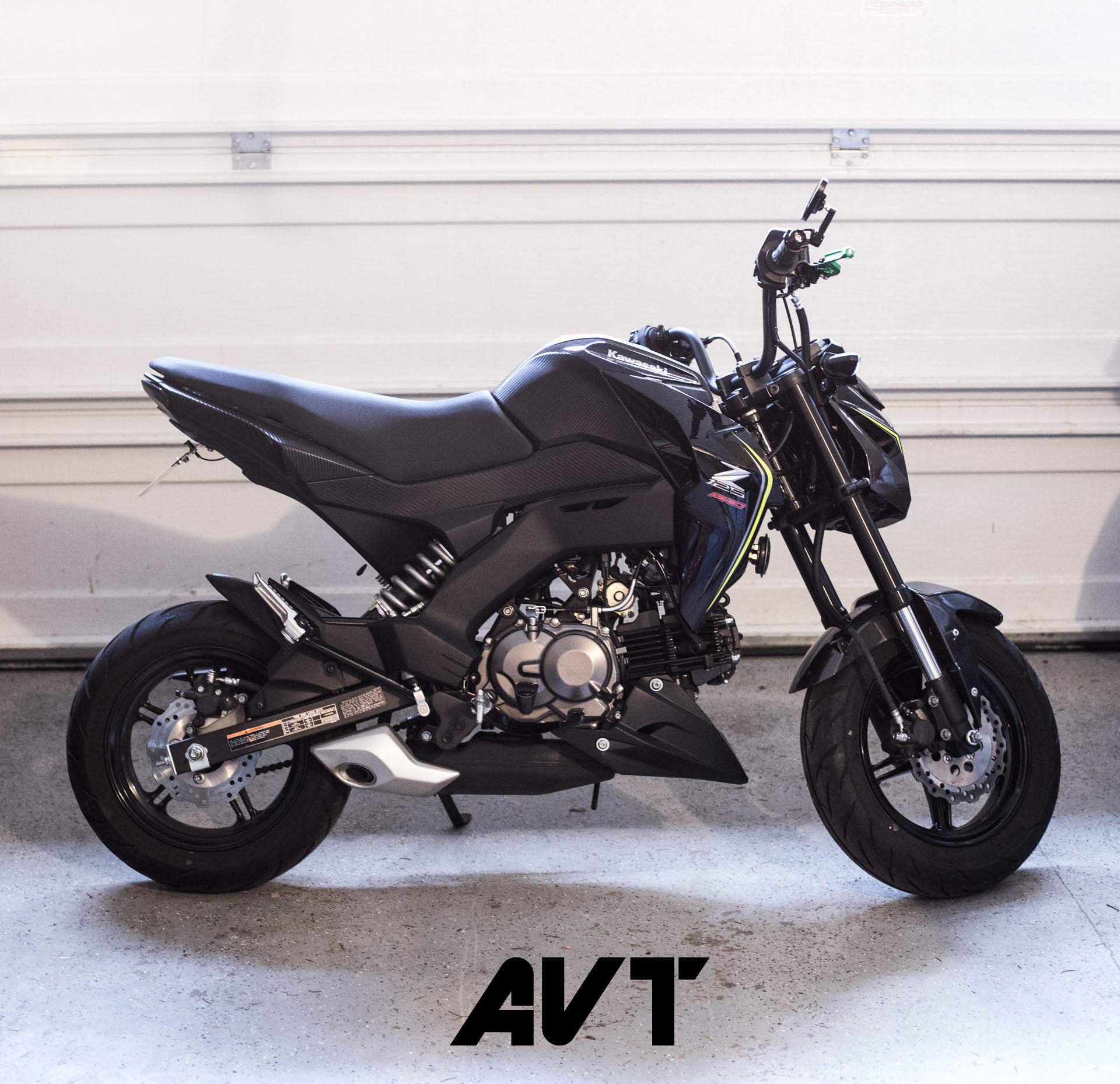 AVT z125 Pro Fender Eliminator Kit for Honda Grom 2017-2025 - LED Integrated Turn Signals & Tail Light - Motorcycle Customization & Safety Upgrade