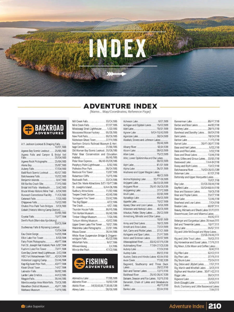 Backroad Mapbooks Northeastern Ontario 6th Edition - Detailed Road & Trail Maps for Outdoor Adventures, Hiking, Camping & Road Trips in Canada