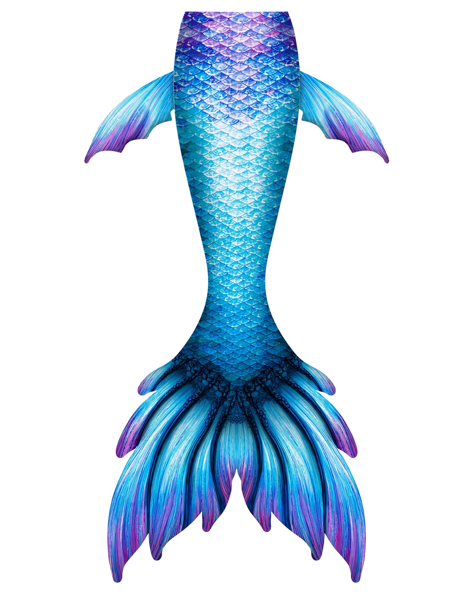 **Mermaid Tail for Adults - No Monofin, Sublimation Printed Swim Tail for Women & Teens - Perfect for Pool Parties, Beach Vacations & Mermaid-Themed Events**