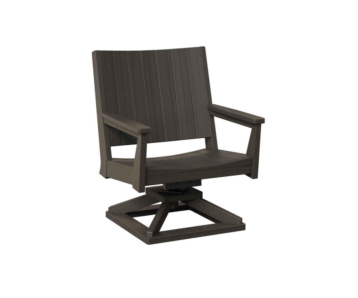 Berlin Gardens Mayhew Chat Swivel Rocker - Outdoor Patio Conversation Chair with Comfortable Cushions for Porch, Deck, or Garden Relaxation