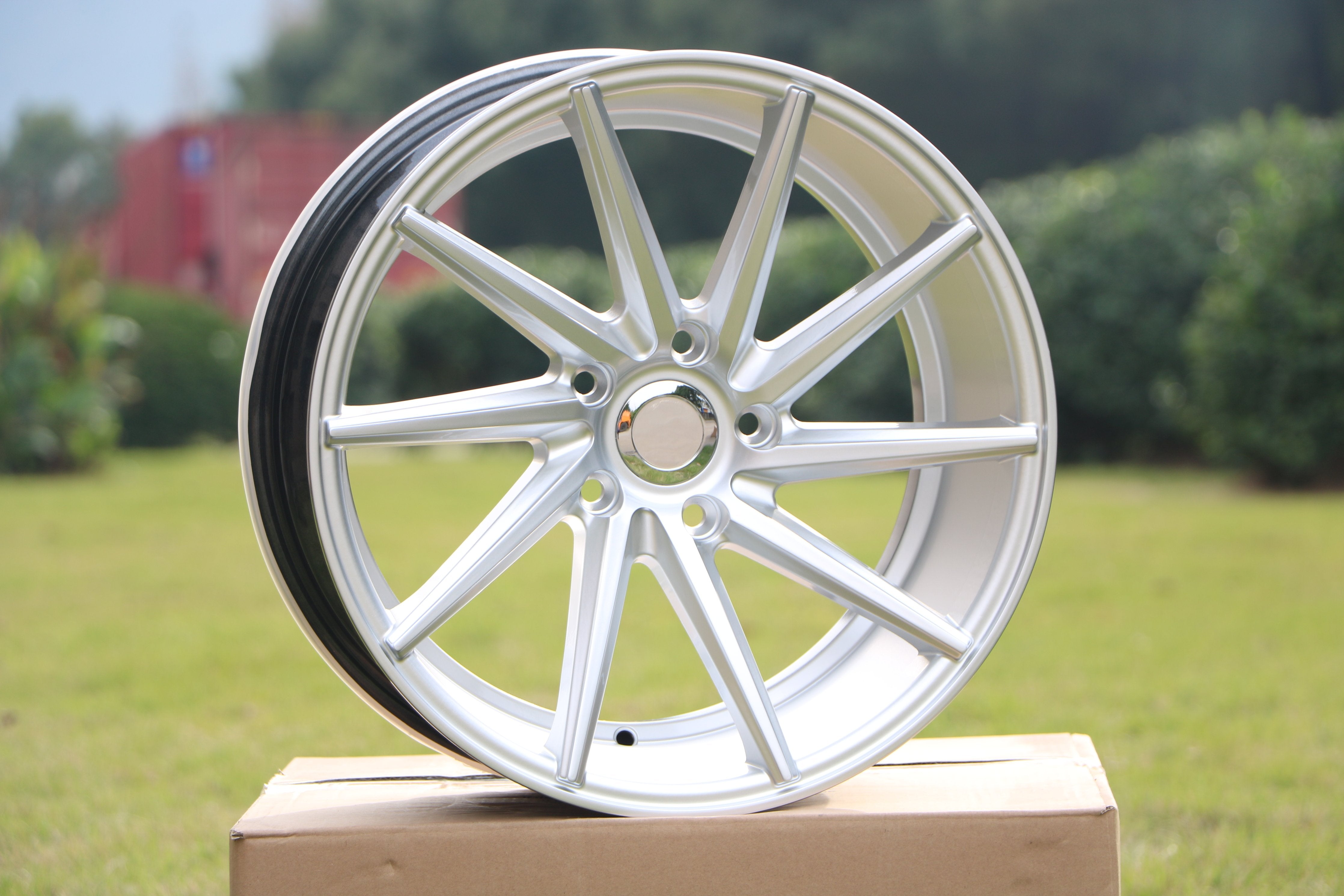 19-Inch Swirl Style Alloy Wheels - Premium Car Rims for Sedans & SUVs - Enhance Your Vehicle's Style & Performance for Street Driving & Car Shows