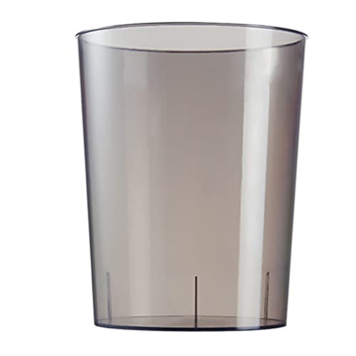 UPKOCH 1PC White Trash Can - Office, Bathroom & Household Garbage Bin with Lid - Small Waste Paper Basket for Kitchen, Bedroom, Office (Grey) - Durable Plastic Trash Container for Home & Commercial Use