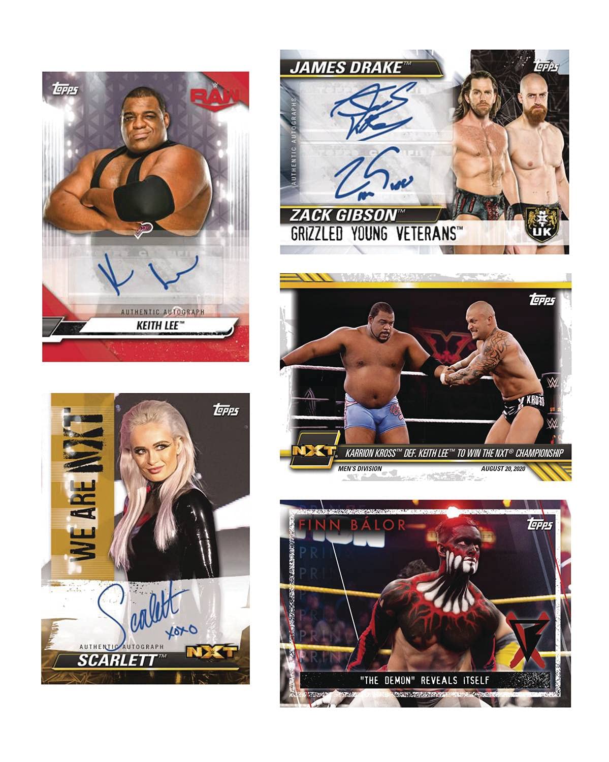 2021 WWE Wrestling NXT Hobby Box - Collectible Trading Cards for Fans & Enthusiasts - Perfect for Gifts, Tournaments, and Memorabilia Collections