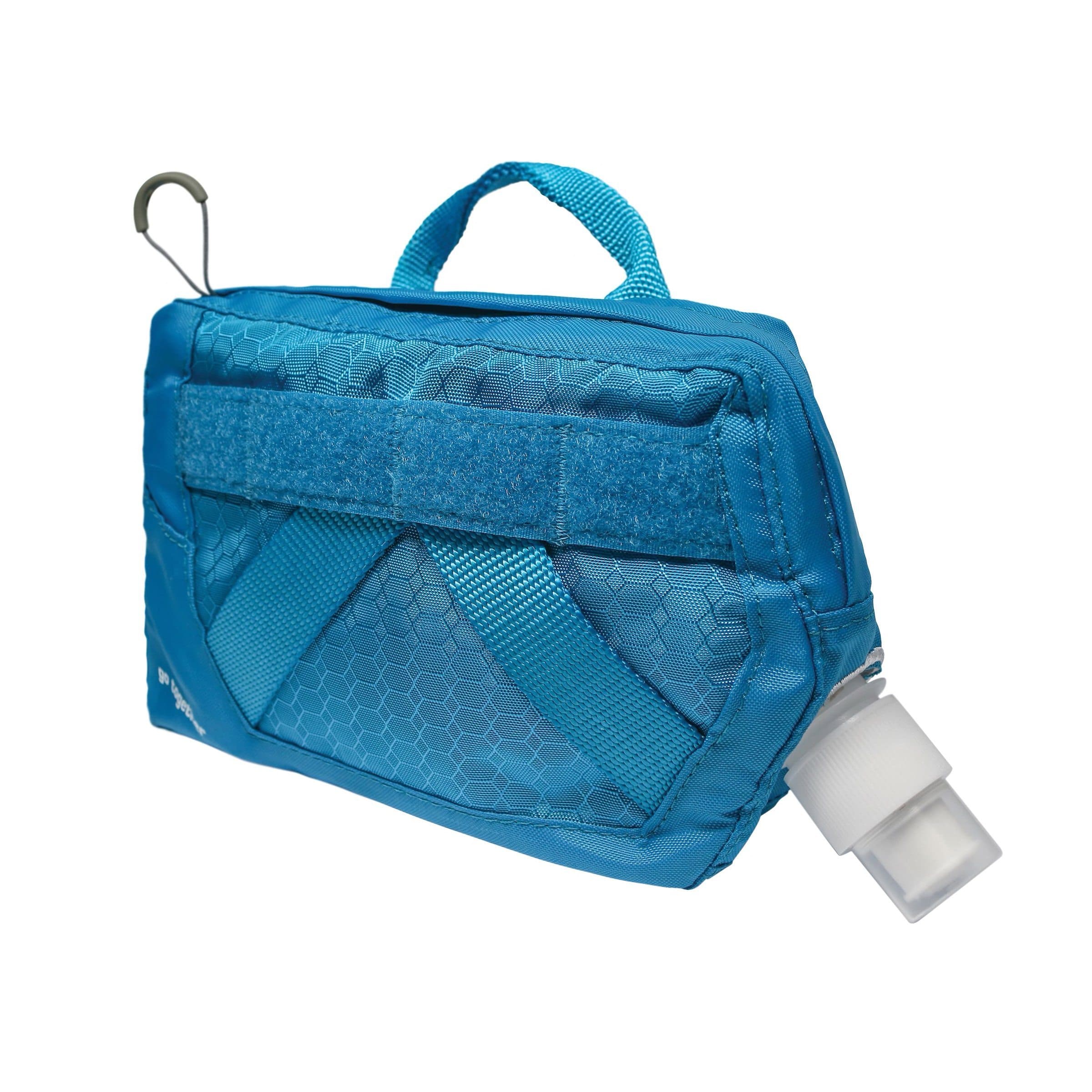 Kurgo RSG Hydration Pack - Blue Dog Backpack for Hiking, Running & Outdoor Adventures | Hands-Free Water Bottle Carrier for Active Pets