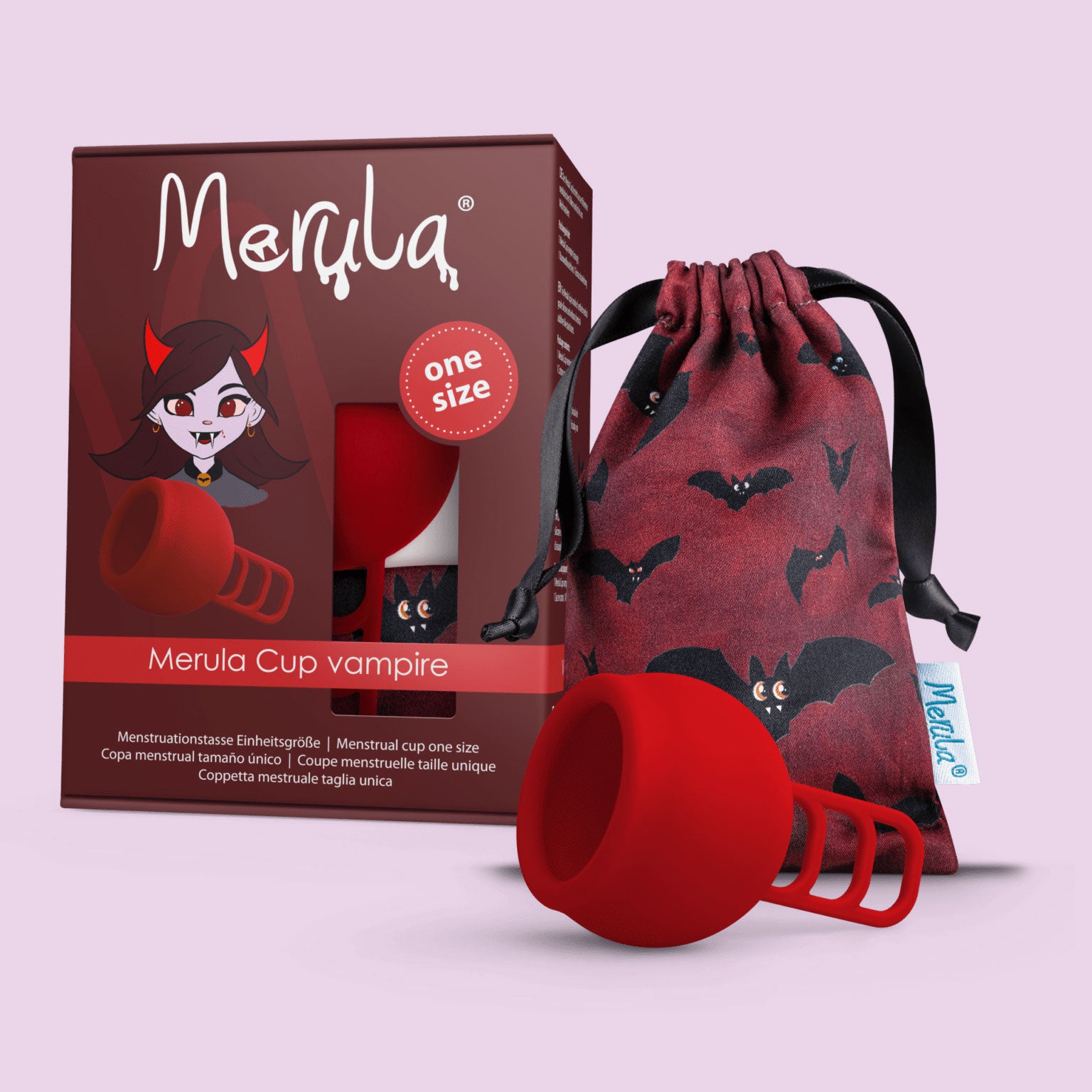 Merula OS Menstrual Cup - Reusable, Soft & Comfortable Menstruation Cup for Women - Eco-Friendly Period Cup for Heavy Flow - Perfect for Active Lifestyle, Travel & Overnight Use