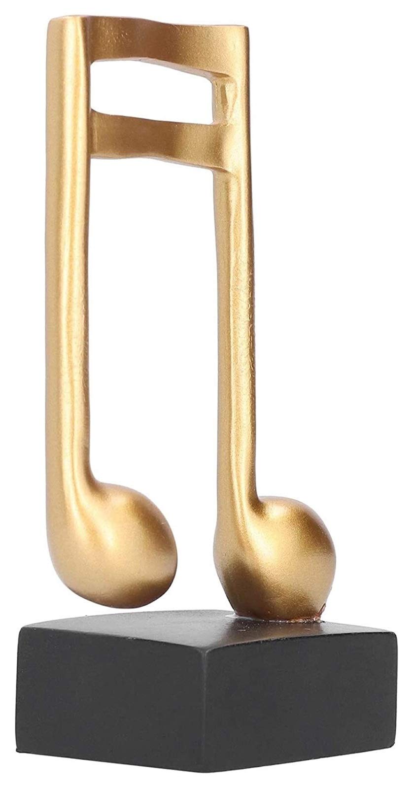 HH-CC Music Note Sculpture - Elegant Resin Statue, Handcrafted Home Decor, Desktop Ornament, Unique Gift for Music Lovers & Collectors | Perfect for Living Room, Office, or Studio Decoration