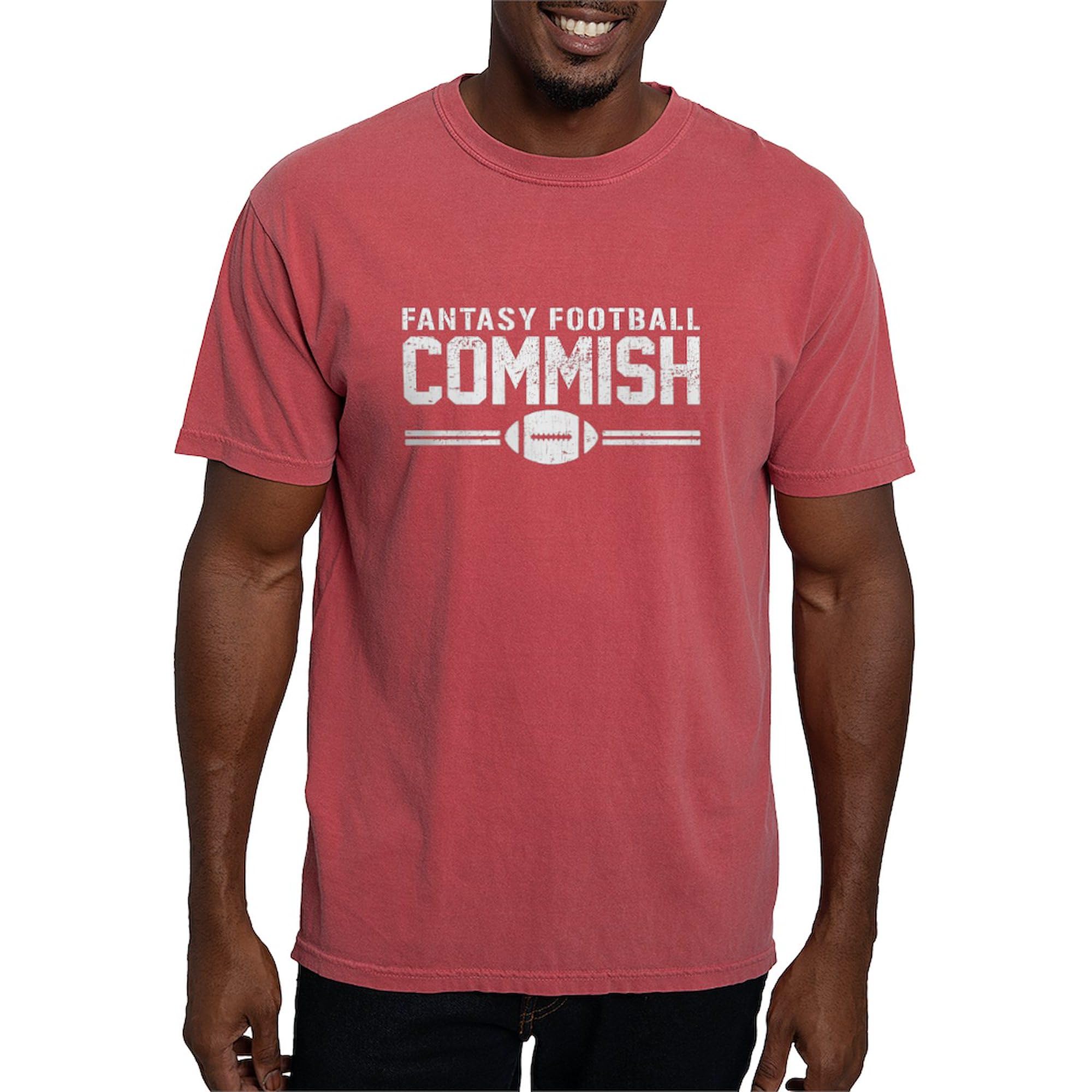 Fantasy Football Commissioner T-Shirt for Men - Comfort Colors Soft Cotton Tee - Perfect for Game Day, Fantasy Leagues & Sports Fans