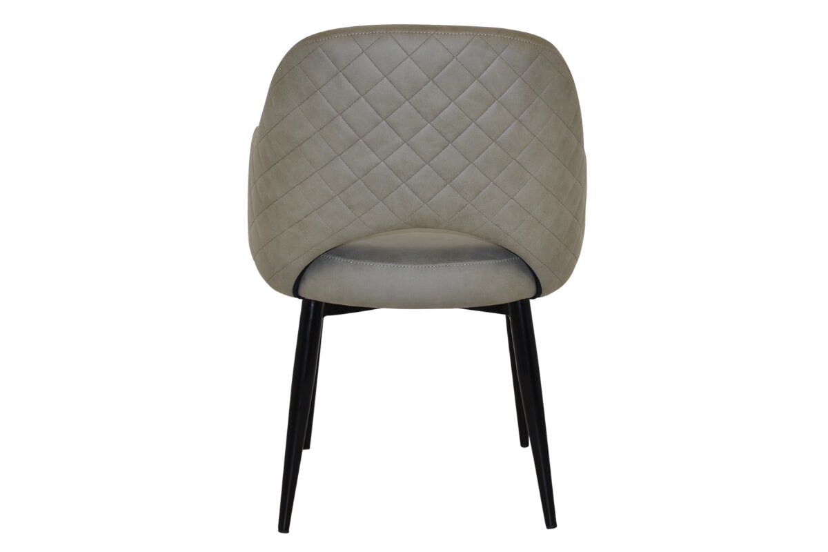EZ Hospitality Cairo Indoor Armchair with Metal Base - Black 4-Leg Design for Living Room, Office, or Lounge Comfort