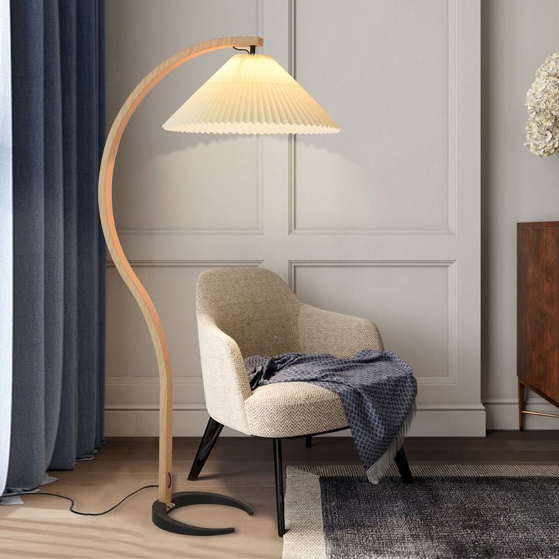 Modern Caprani Adjustable LED Floor Lamp with Remote Control - Brighten Your Living Room, Bedroom, or Office with Stylish Ambient Lighting