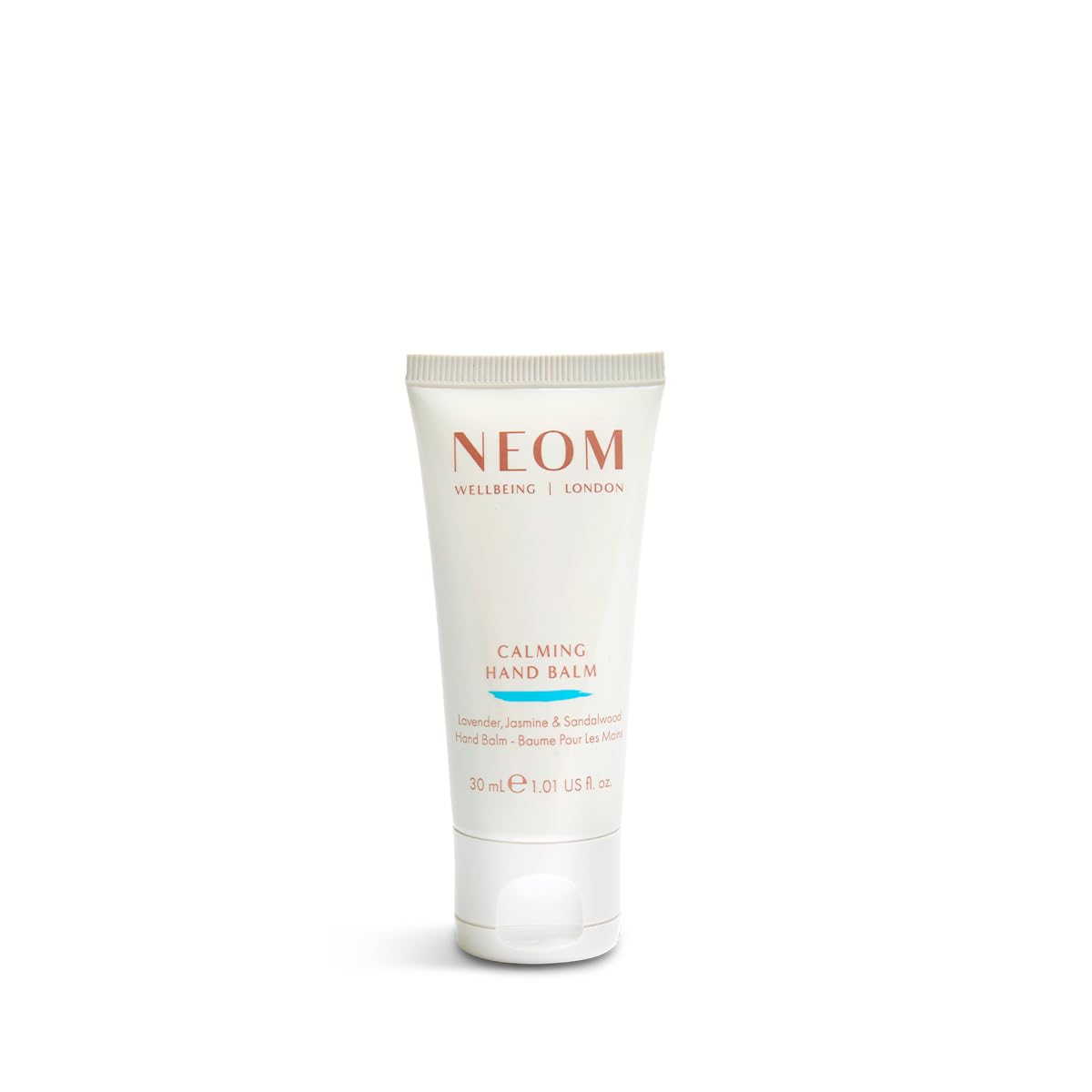NEOM Calming Hand Balm 30ml - Lavender, Jasmine & Rosewood Scented Moisturizer with Shea Butter | 100% Natural Fragrance for Dry Hands | Perfect for Stress Relief & Nighttime Relaxation