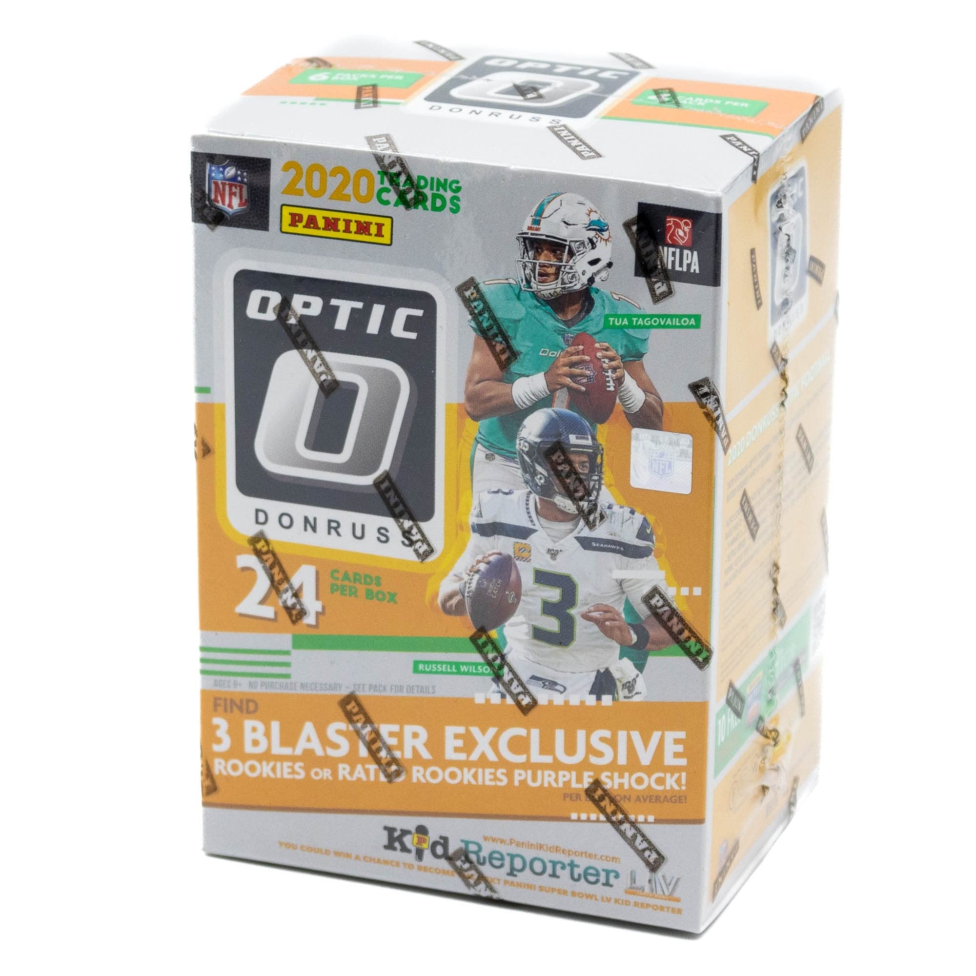 2020 Panini Donruss Optic NFL Football Blaster Box - 24 Trading Cards per Box | Collectible Sports Cards for NFL Fans & Trading Card Enthusiasts