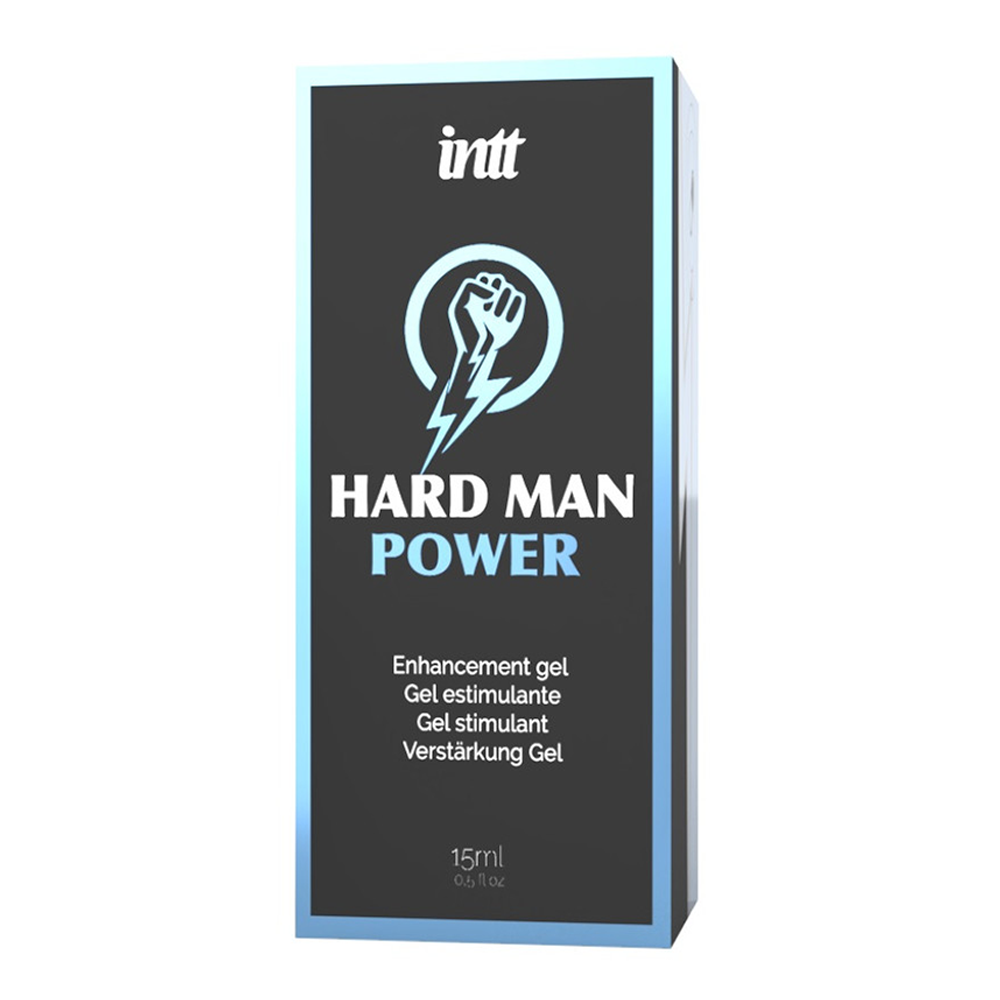 Intt Hard Man Power Enhancement Gel - Natural Male Performance Booster for Enhanced Stamina & Vitality - Perfect for Men's Health & Intimate Moments